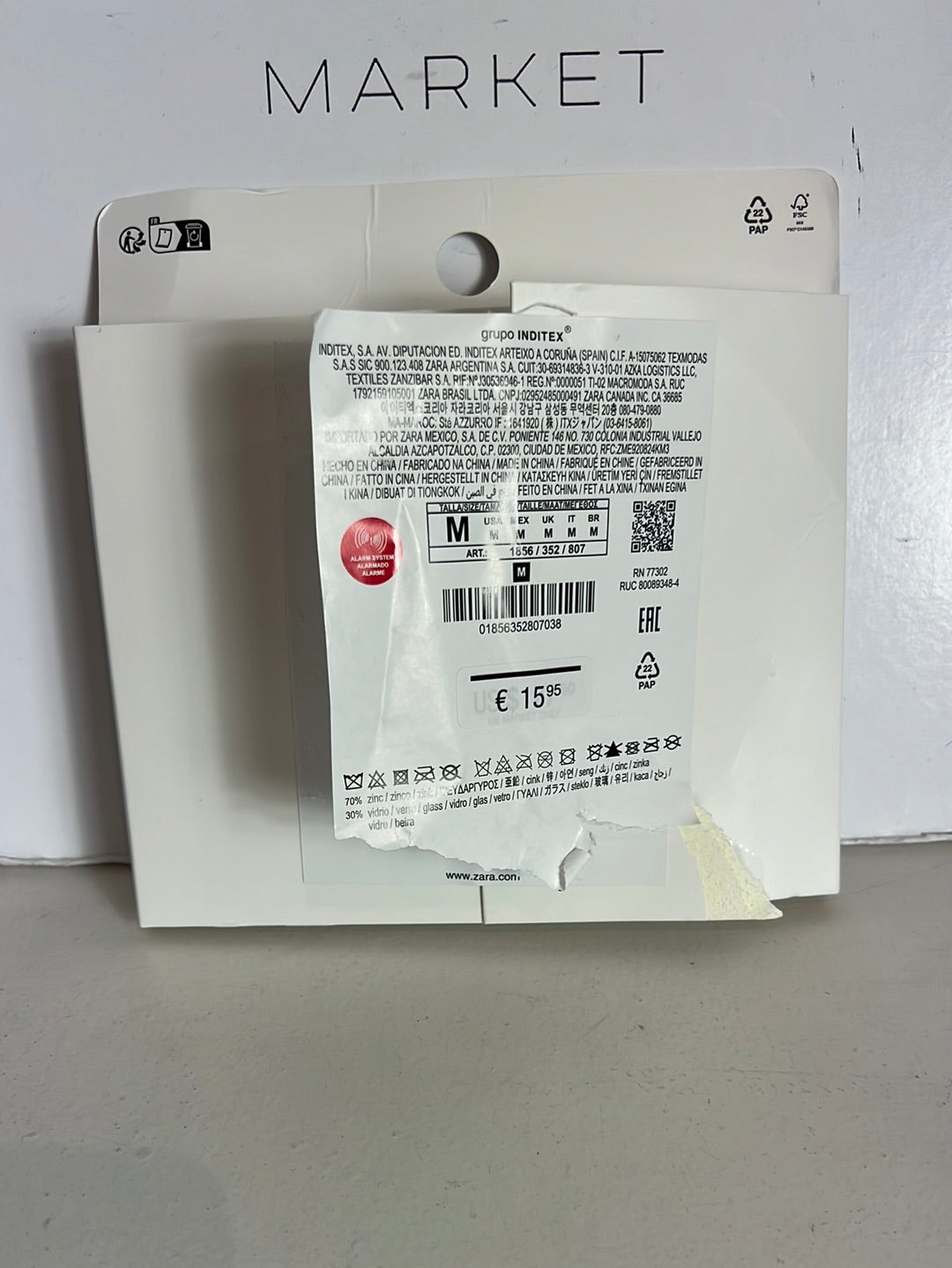 ZARA. Pendientes maxi araña