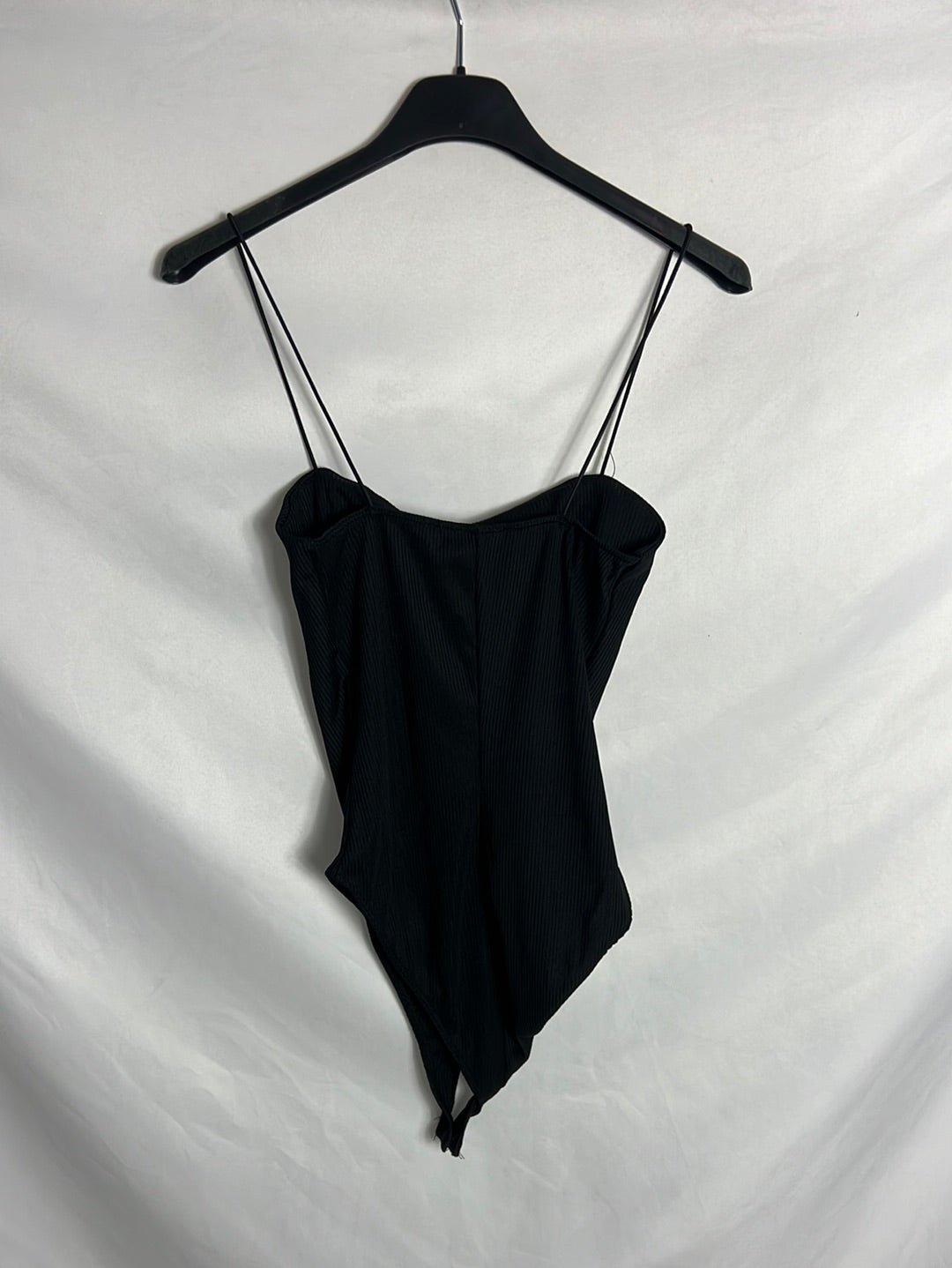 ZARA. Black elastic bodysuit. T.S.