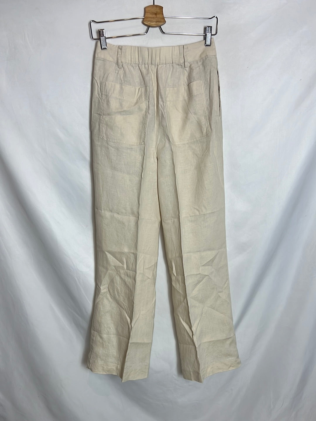 THAT OR THAT. Flowing linen trousers size 36