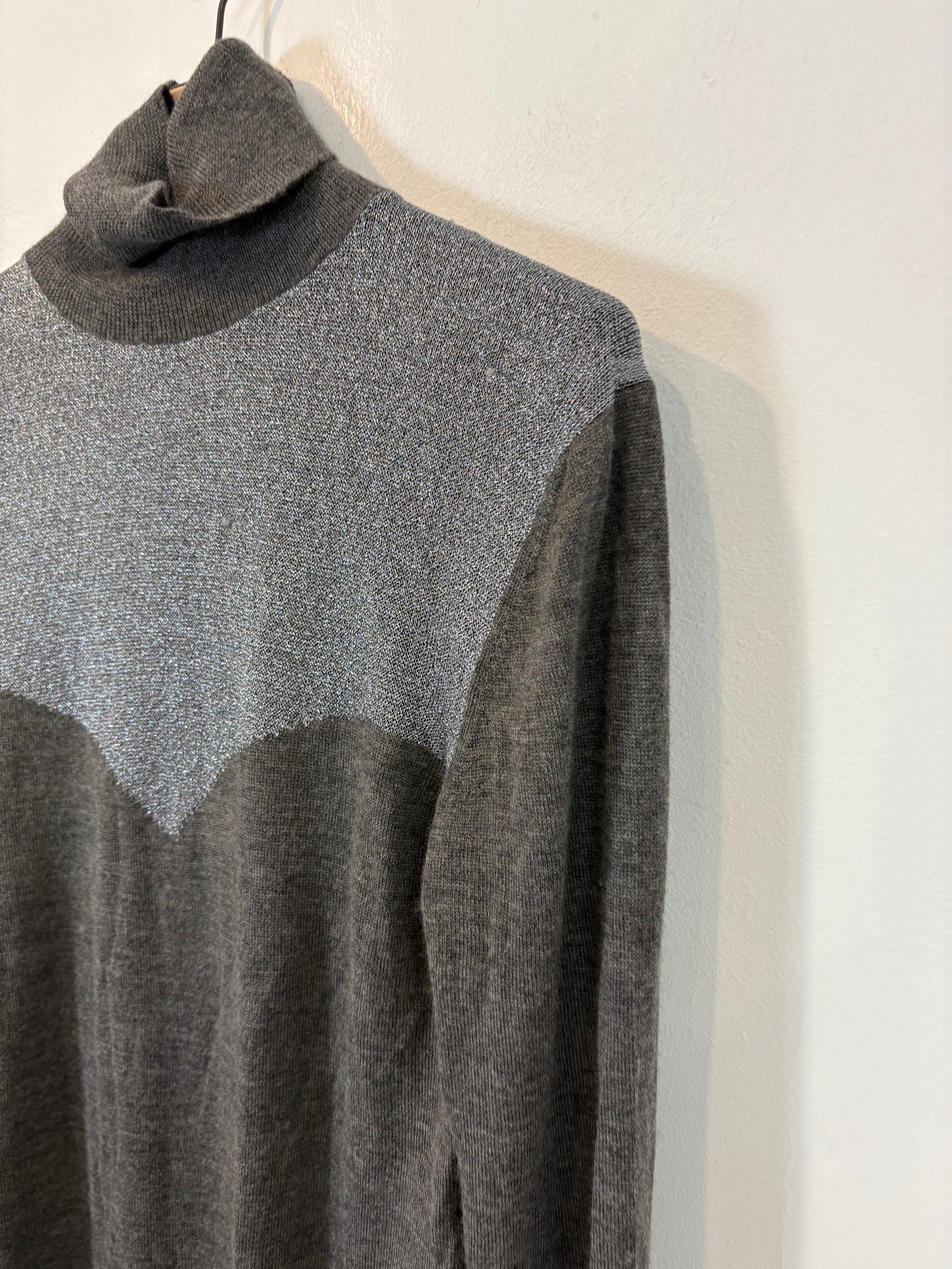 STELLA McCARTNEY. Jersey cashemre y seda contraste. T 40 (S/M)