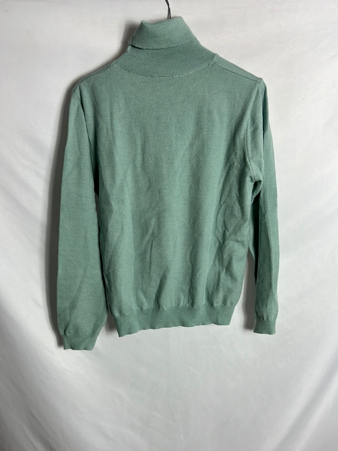 OTRAS. Jersey cuello vuelto verde agua. T S