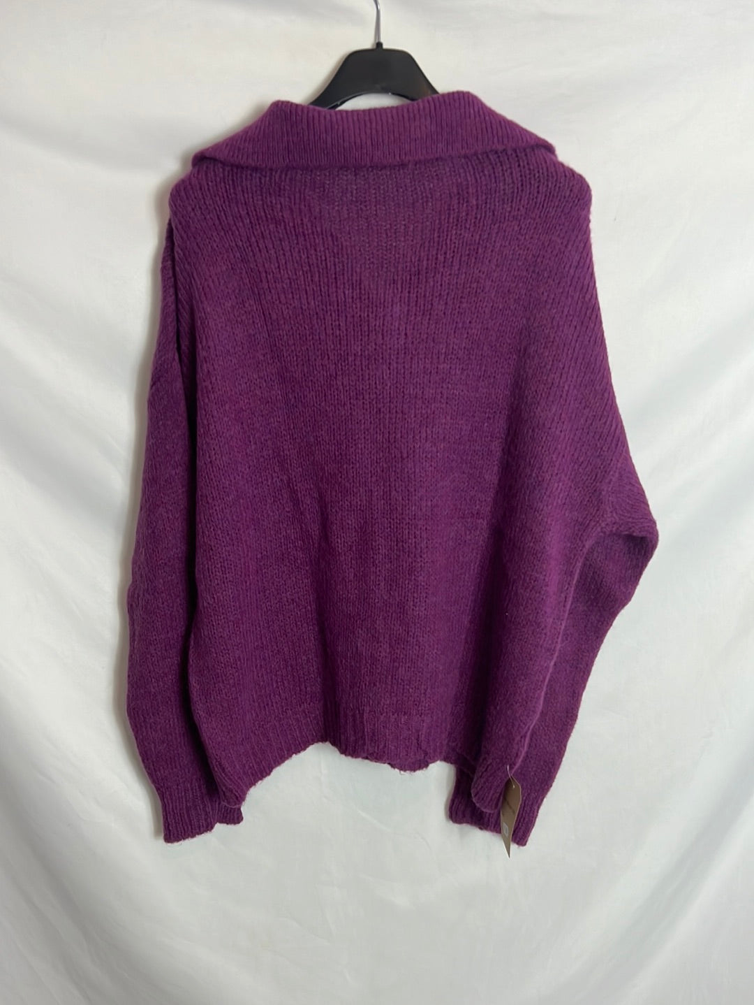 OTRAS. Jersey punto morado. T M