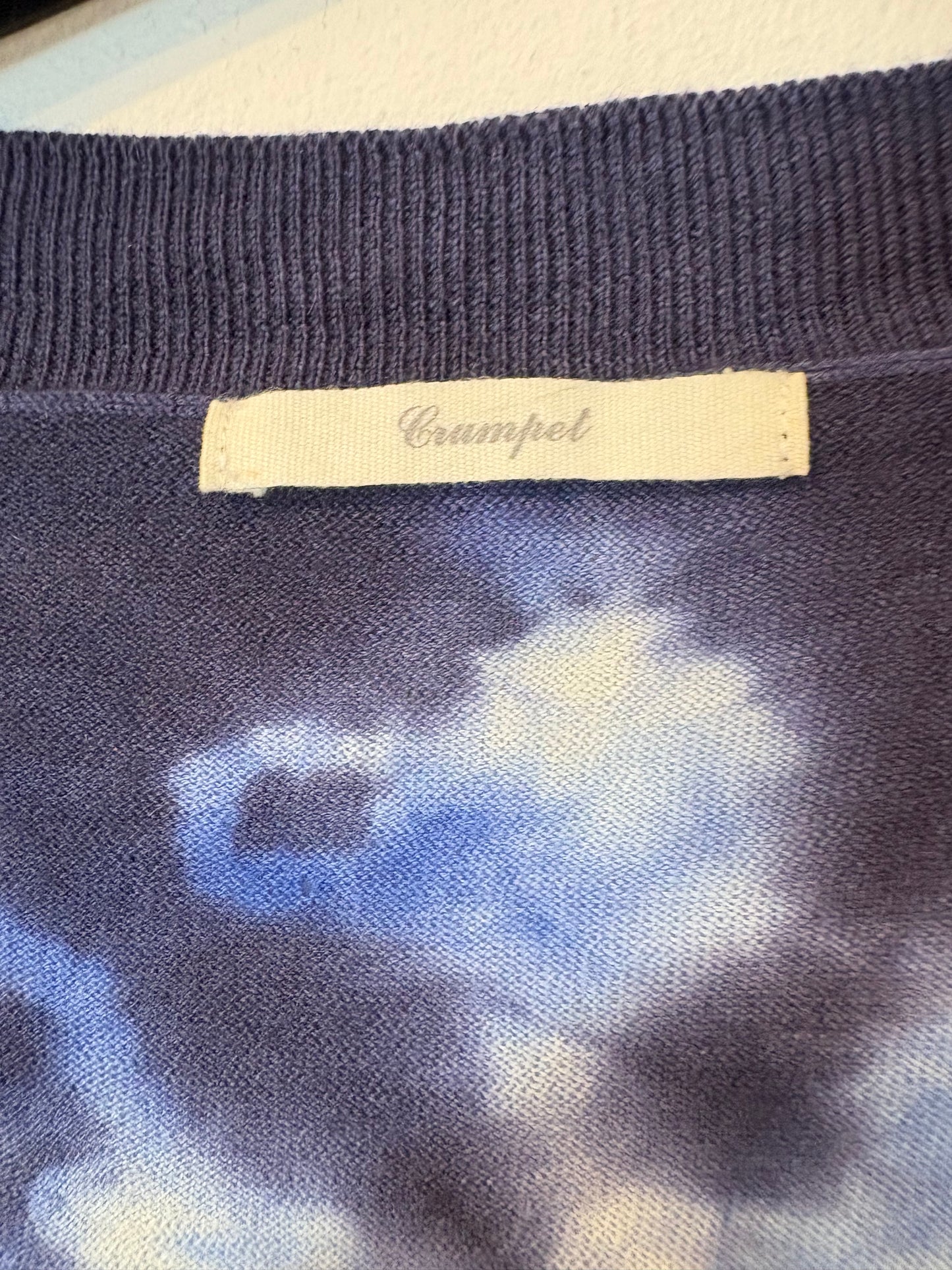 CRUMPET. Top cashmere tie dye. T M