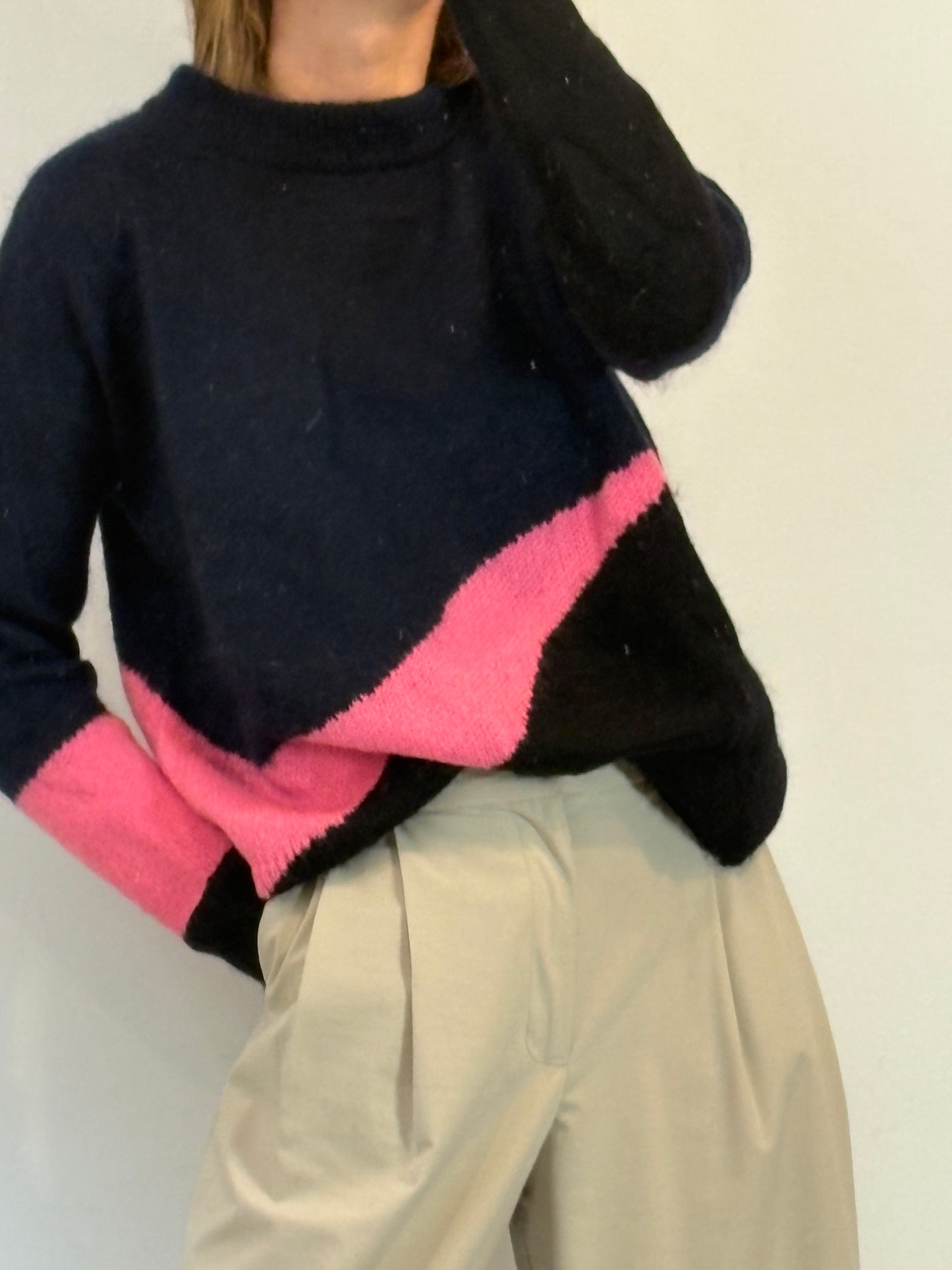 ZADIG & VOLTAIRE. Jersey tricolor mezcla