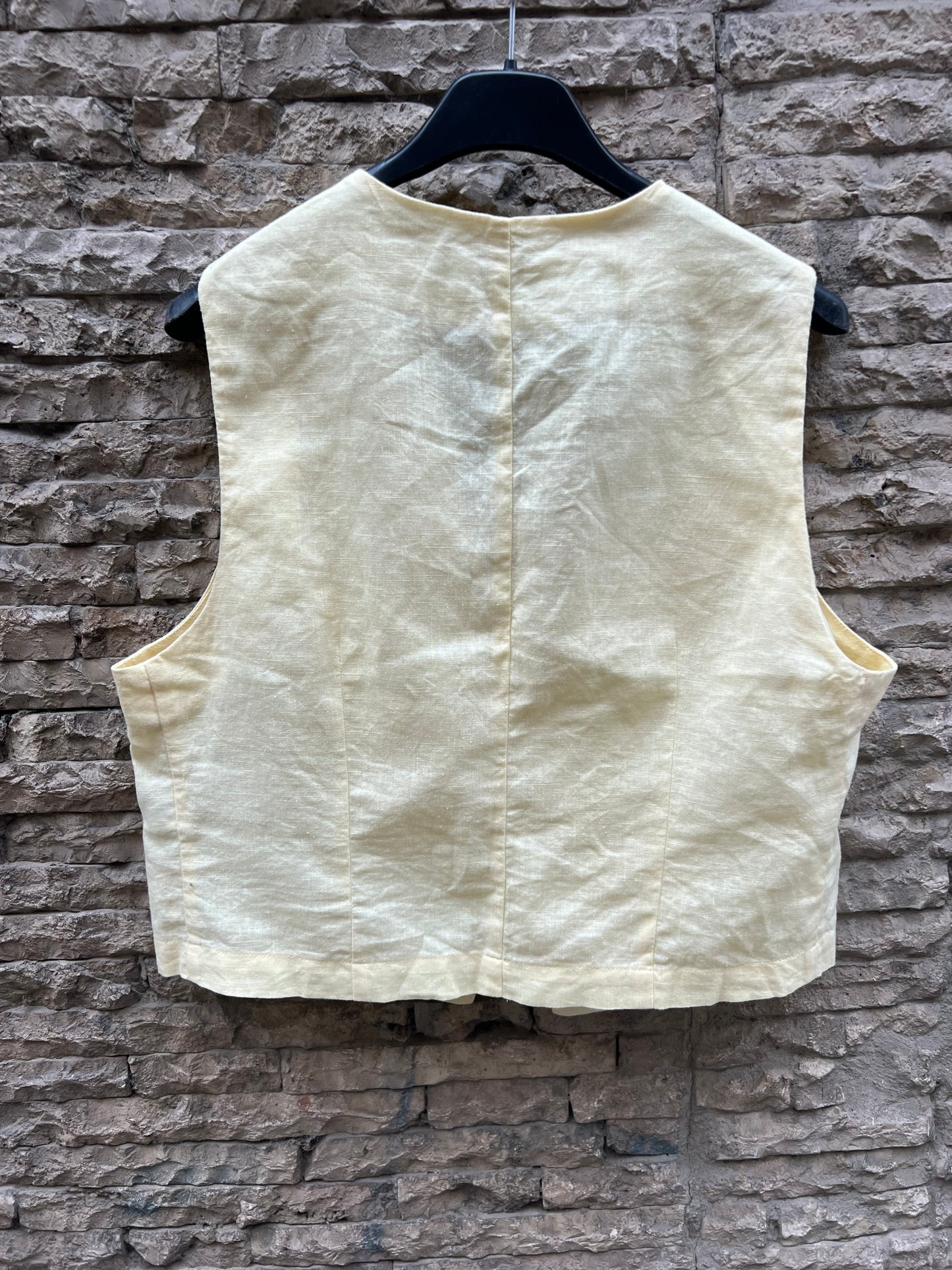 MERCULES. Conjunto lino top y falda midi. T S/M