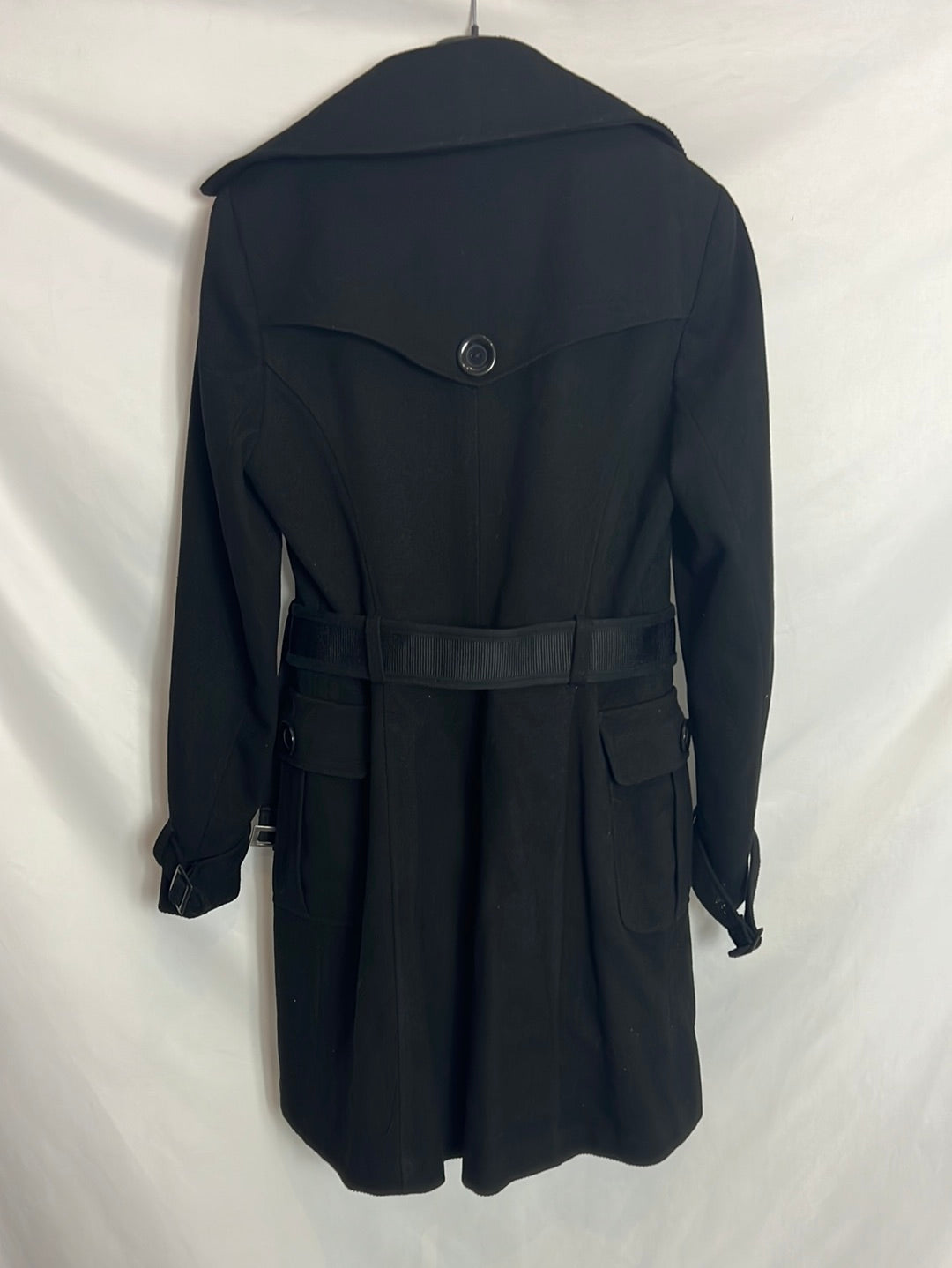PRIMARK. Black trench coat. Size 40