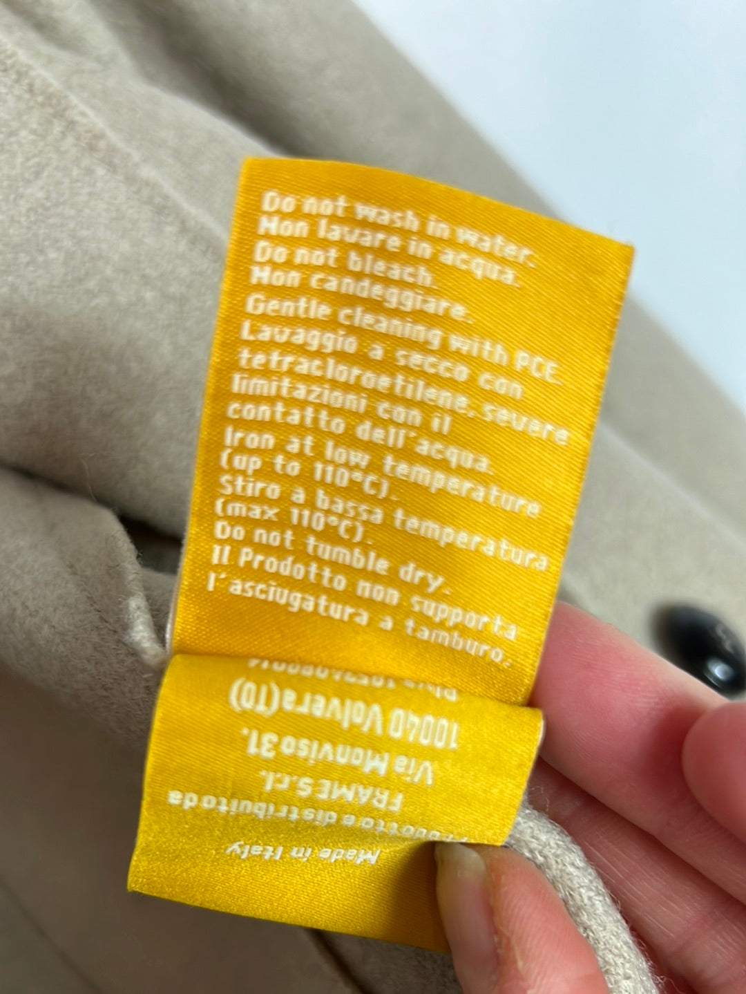 EWOOLUZIONE. Textured beige wool blazer. T 44 (L)