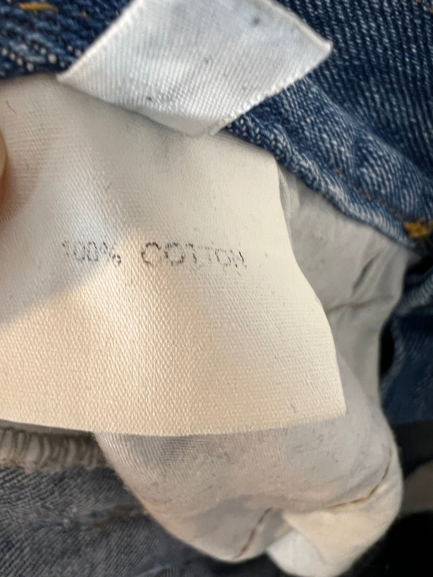 THE FRANKIE SHOP. Denim pants with Ts pockets