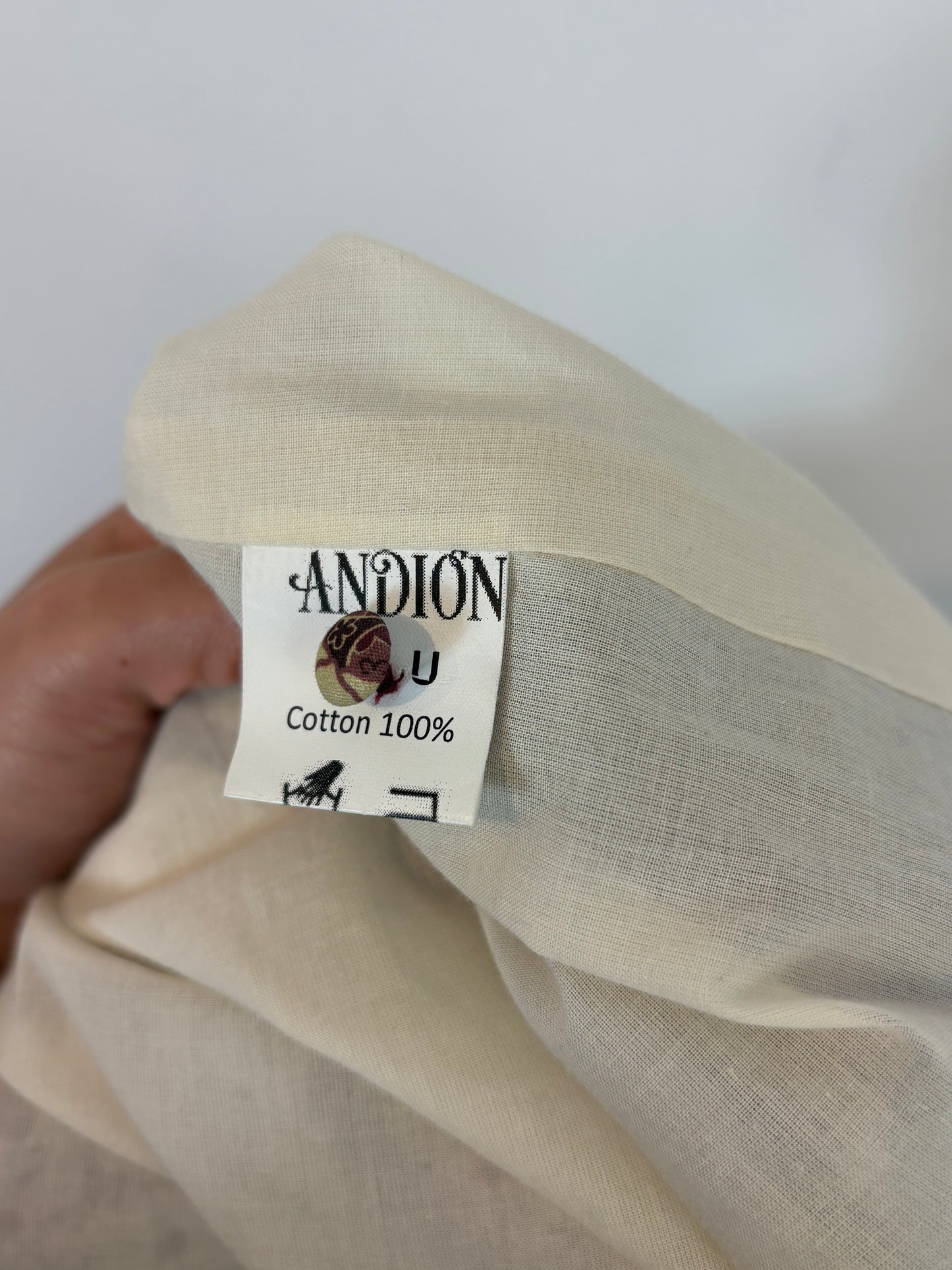 ANDION. Vestido estampado flores detalle puños. TU (S/M)