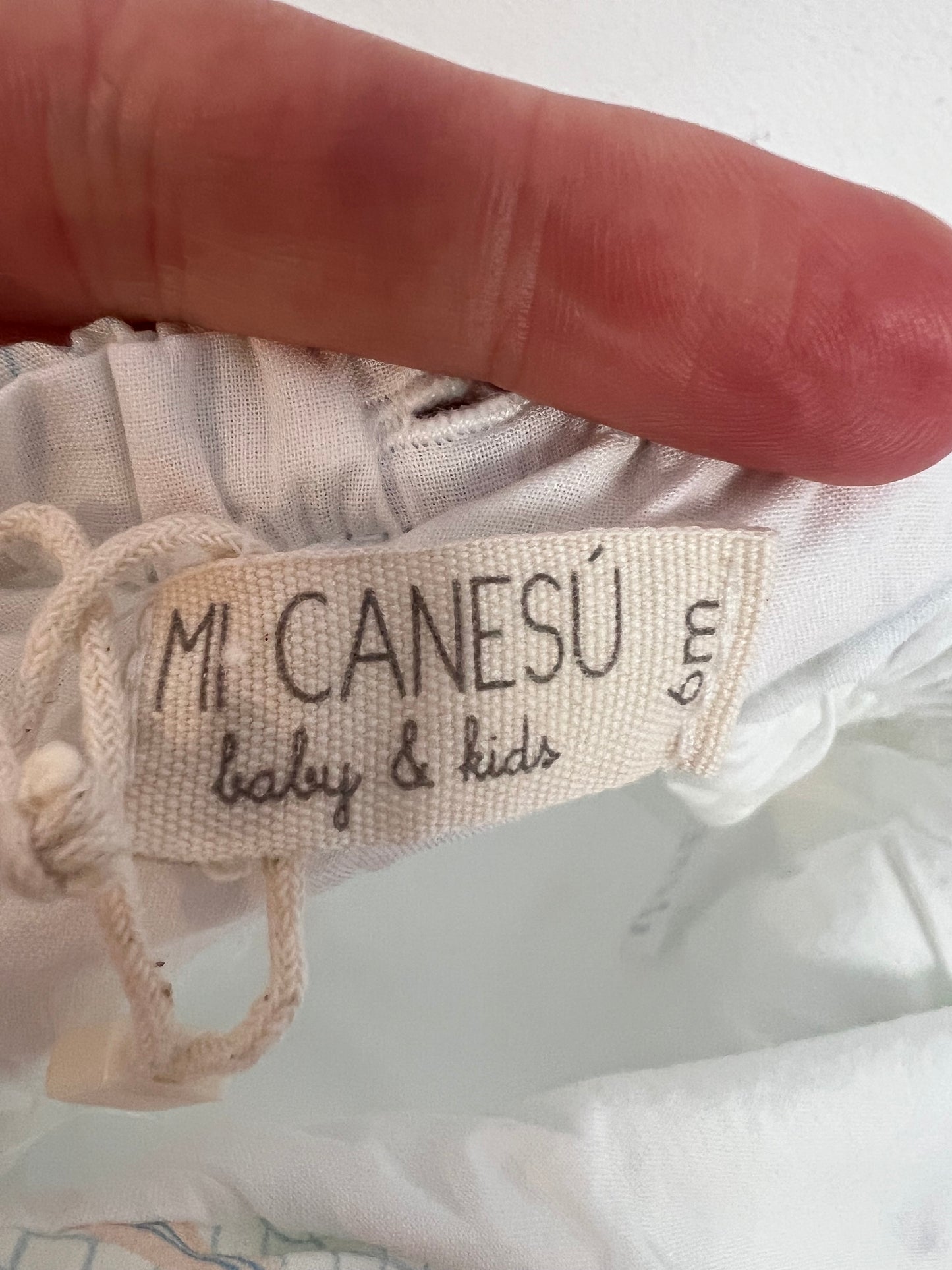 MI CANESÚ. Ranita cuadros bañista T.6 meses