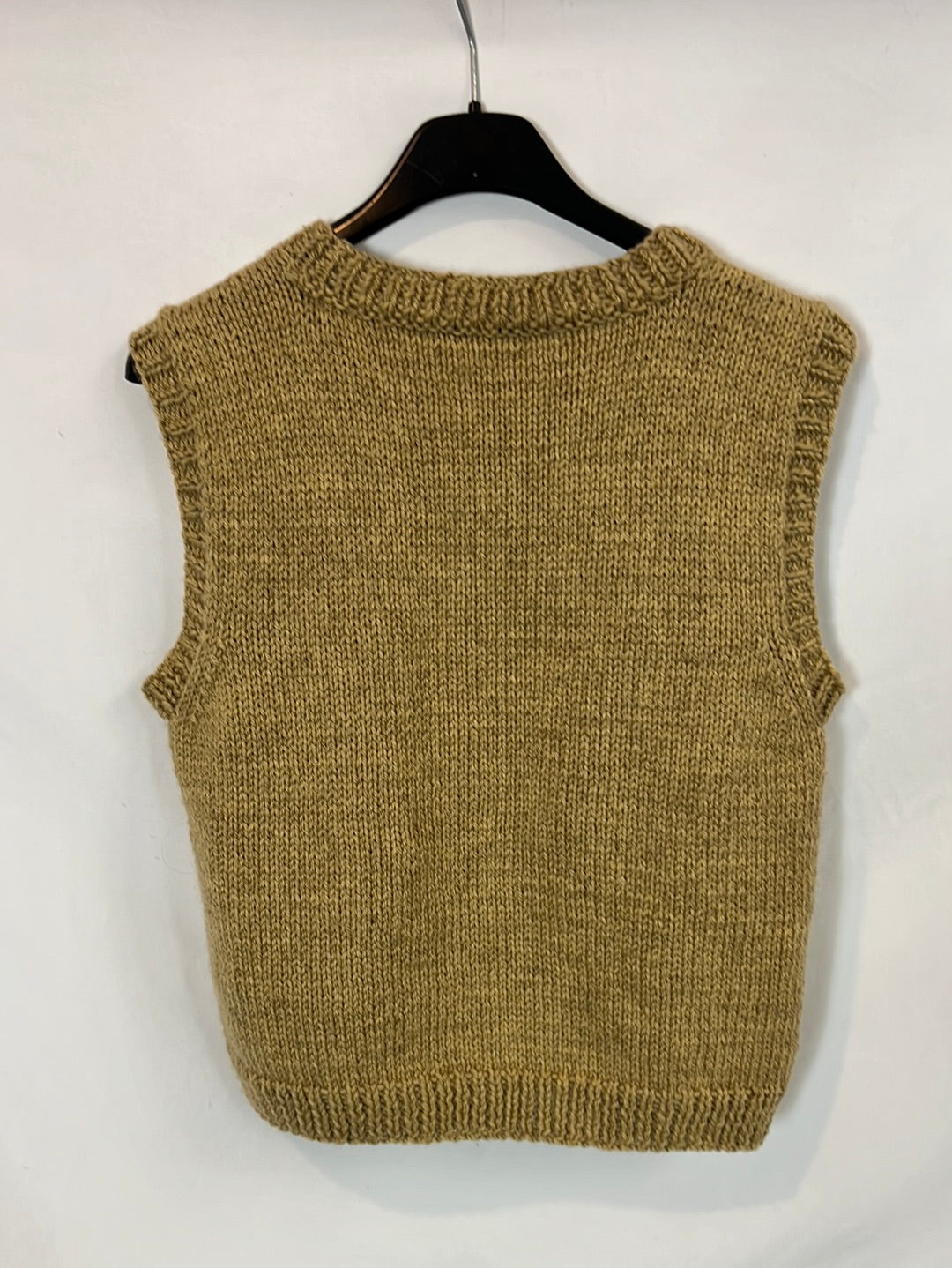 MUY CASTIÑEIRA. Chaleco beige TU(S)