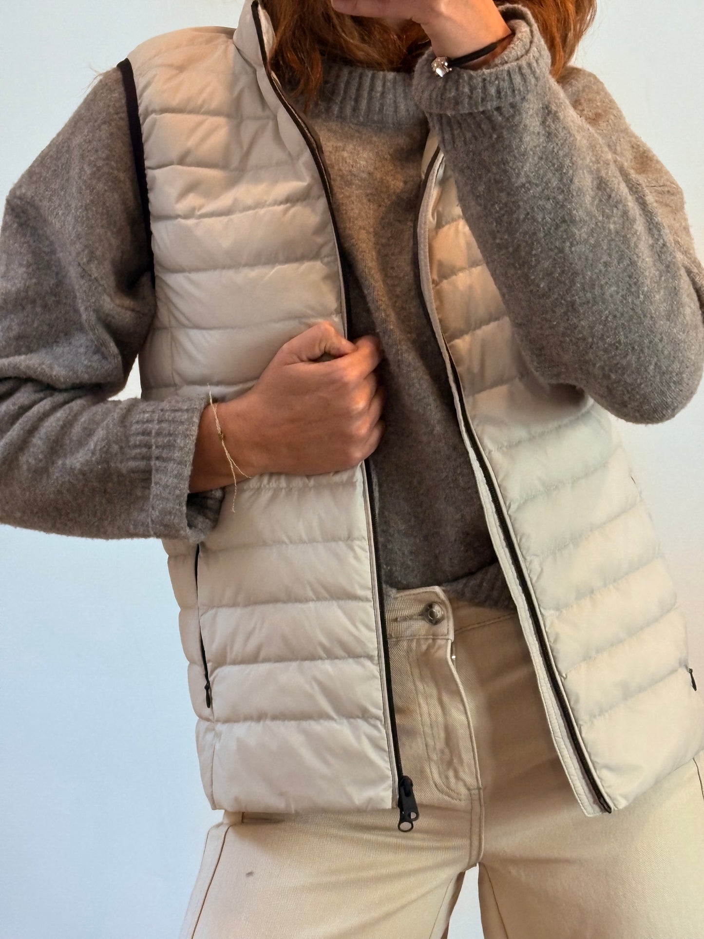 ECOALF. Plumas sin mangas beige