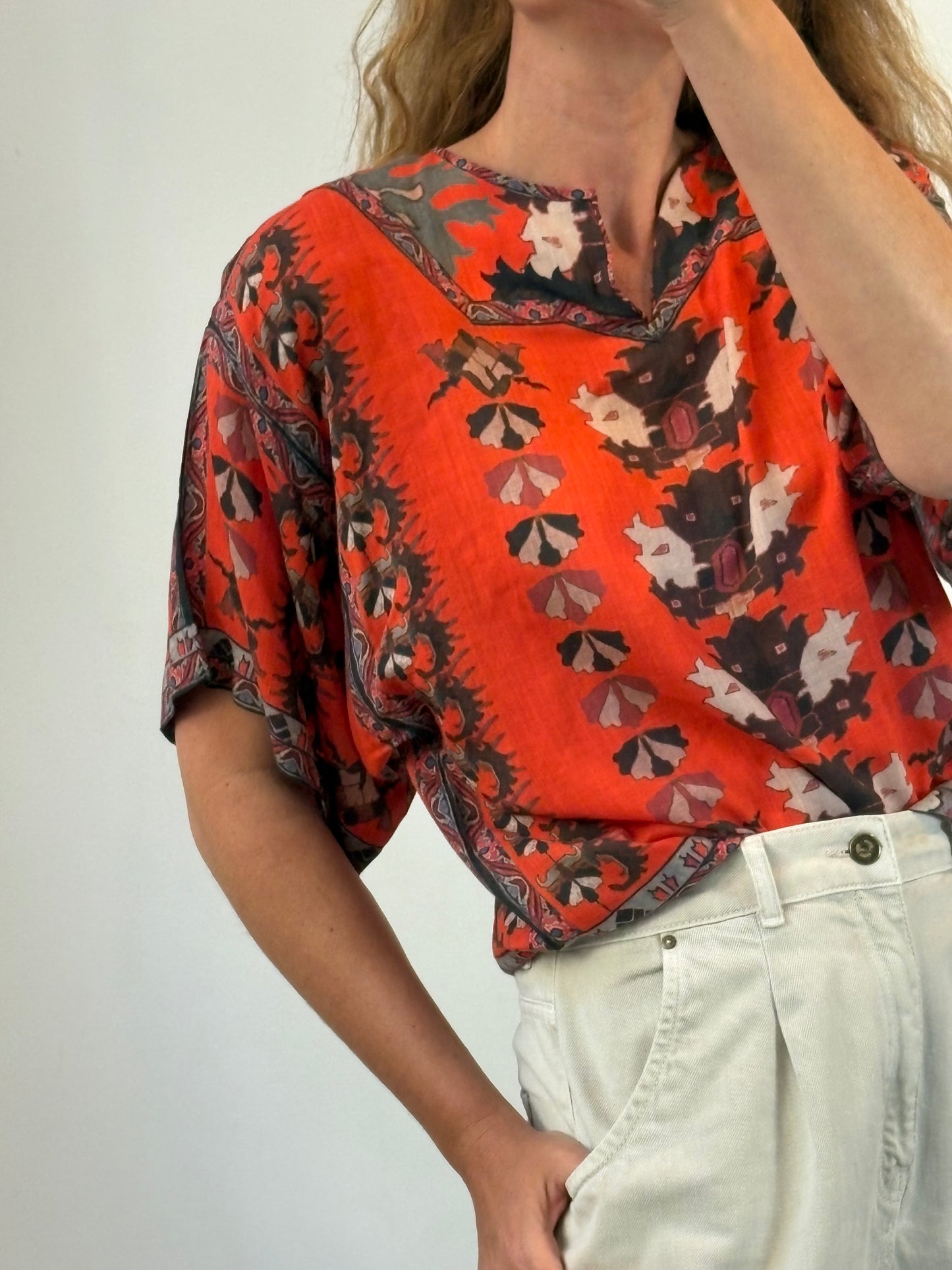 ISABEL MARANT. Black floral print jumpsuit. Size 36