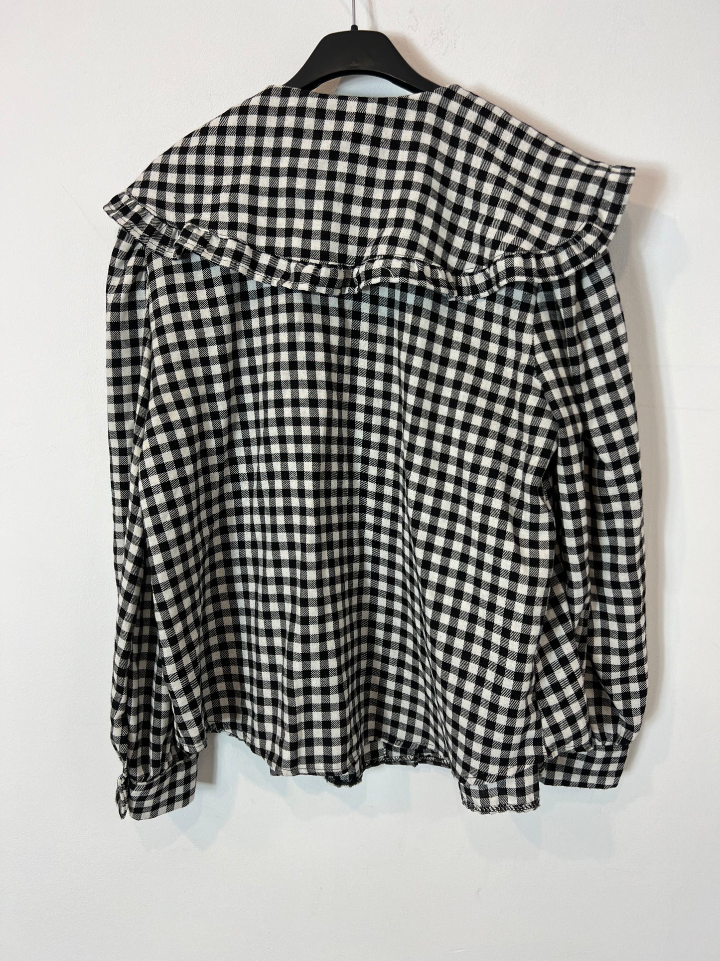 OTHERS. Checkered cotton blouse. TM/L