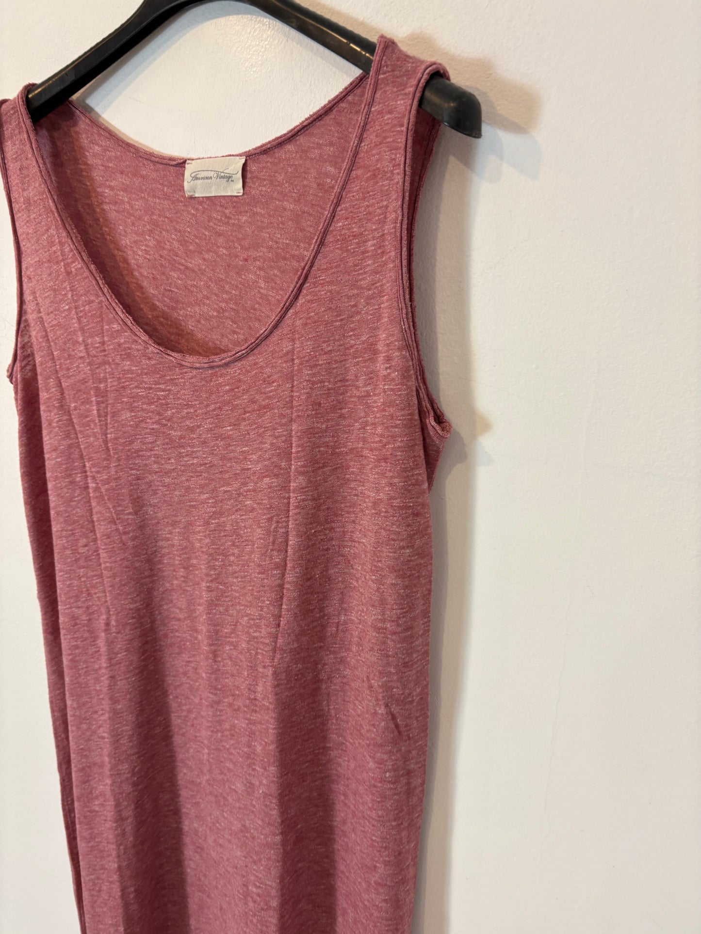 AMERICAN VINTAGE. Vestido largo rosa. T S