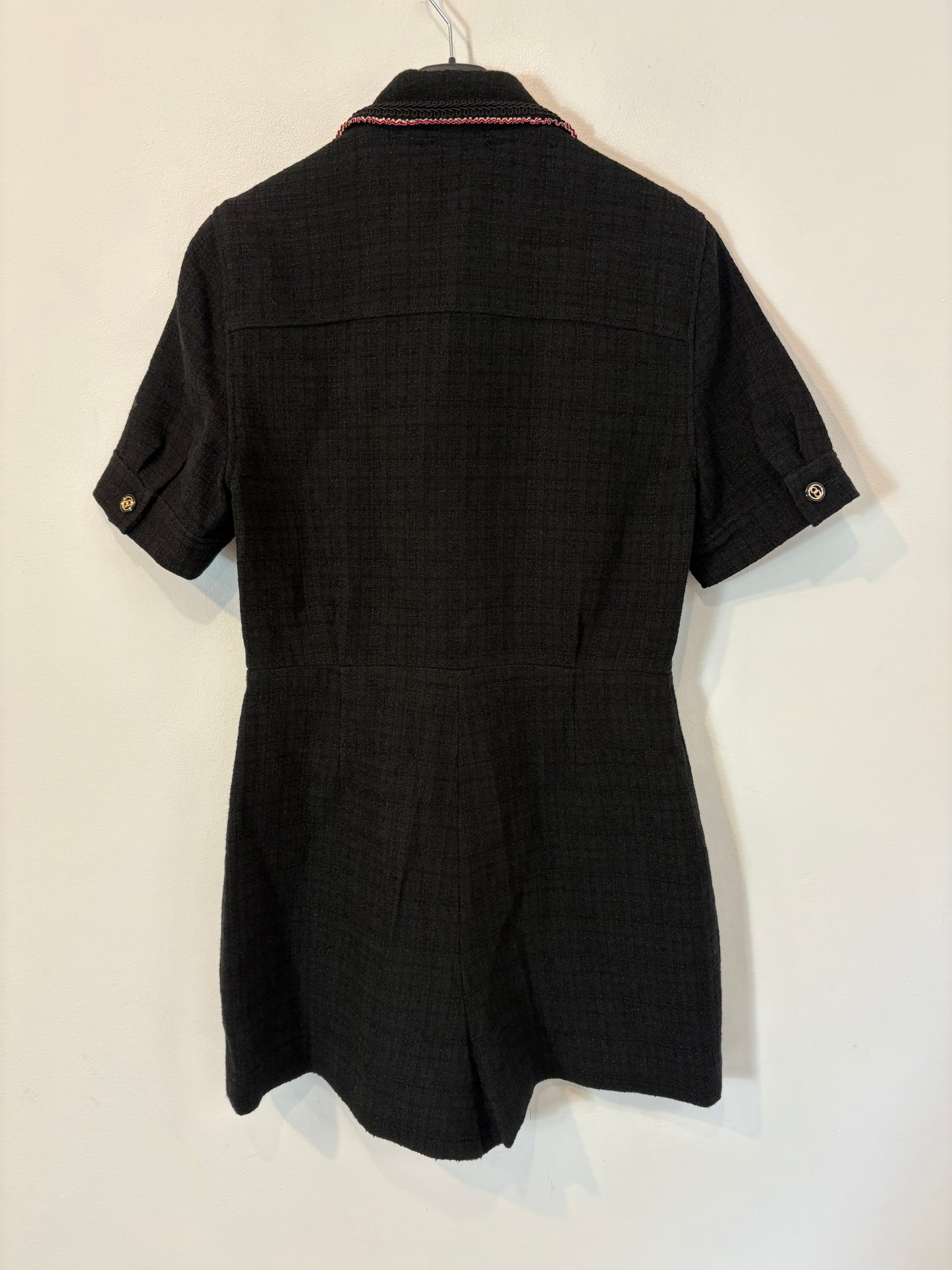 AMEÉ. Sleeveless fringed sweater S.(s)