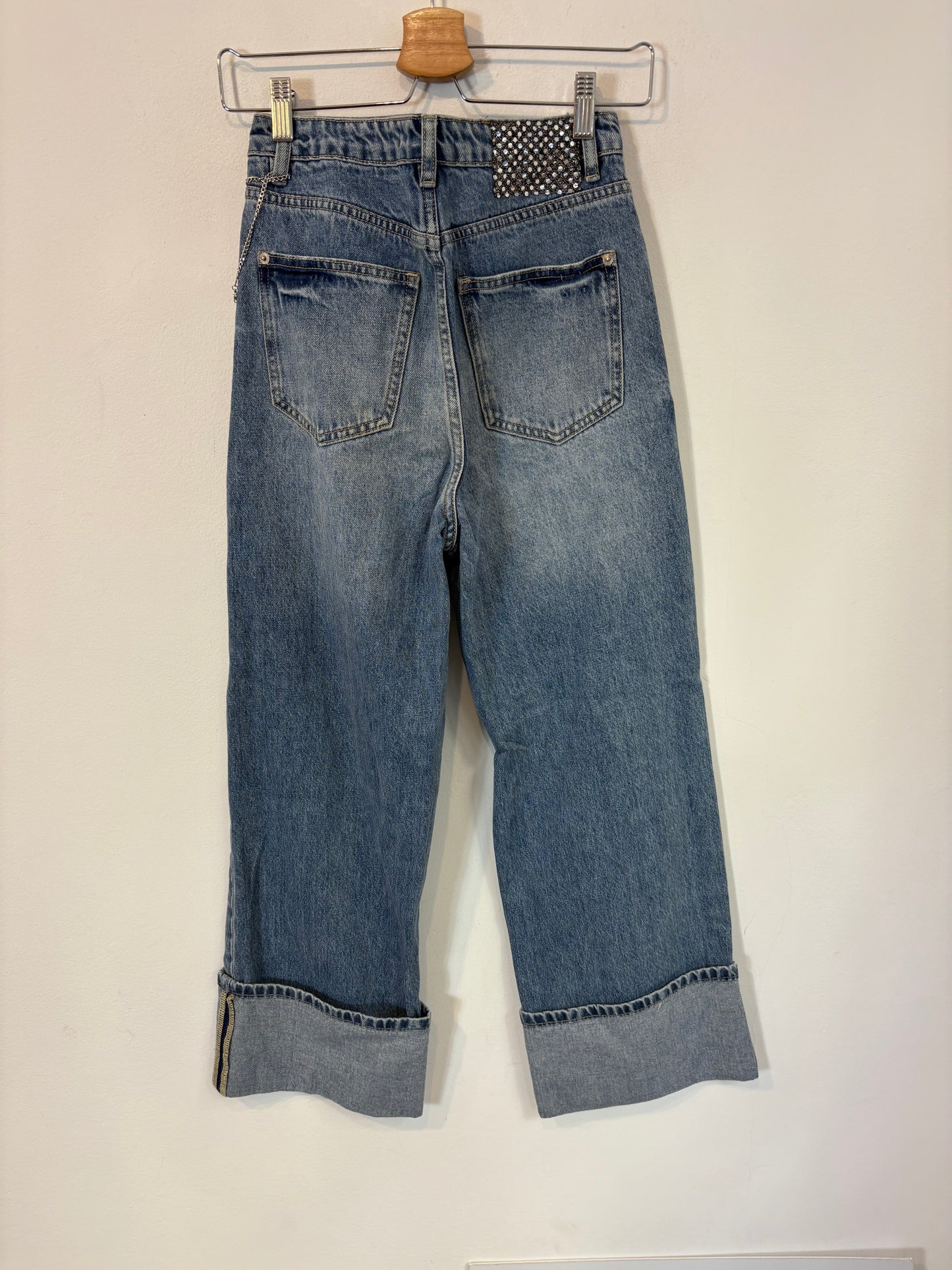 ZARA. Short green gathered dress. TS