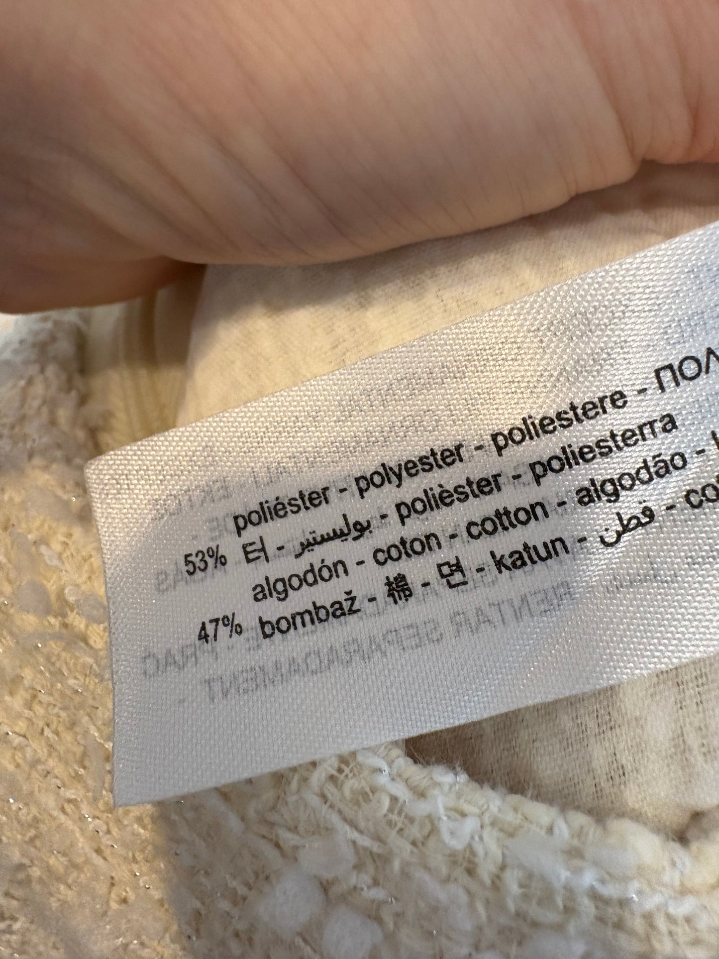 ZARA. Mustard textured back top. TS