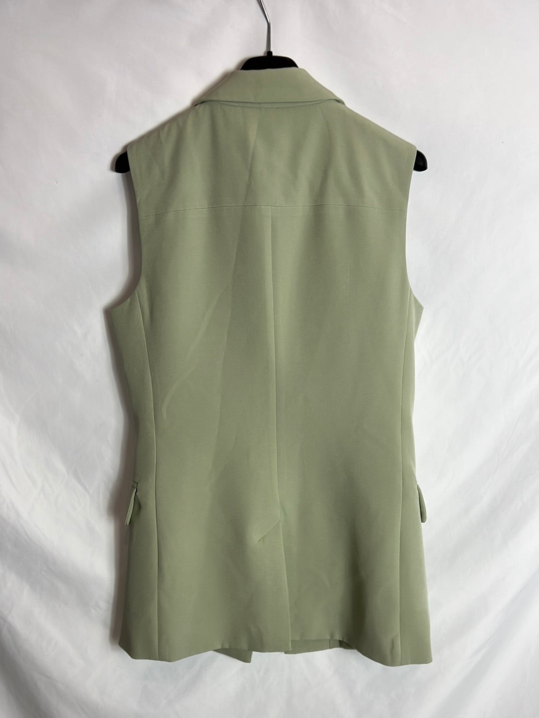 THE DROP. Pastel green vest T.xs