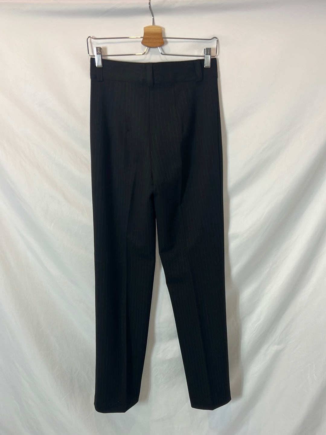 ZARA. Pantalón pinza rectos negros. T XS