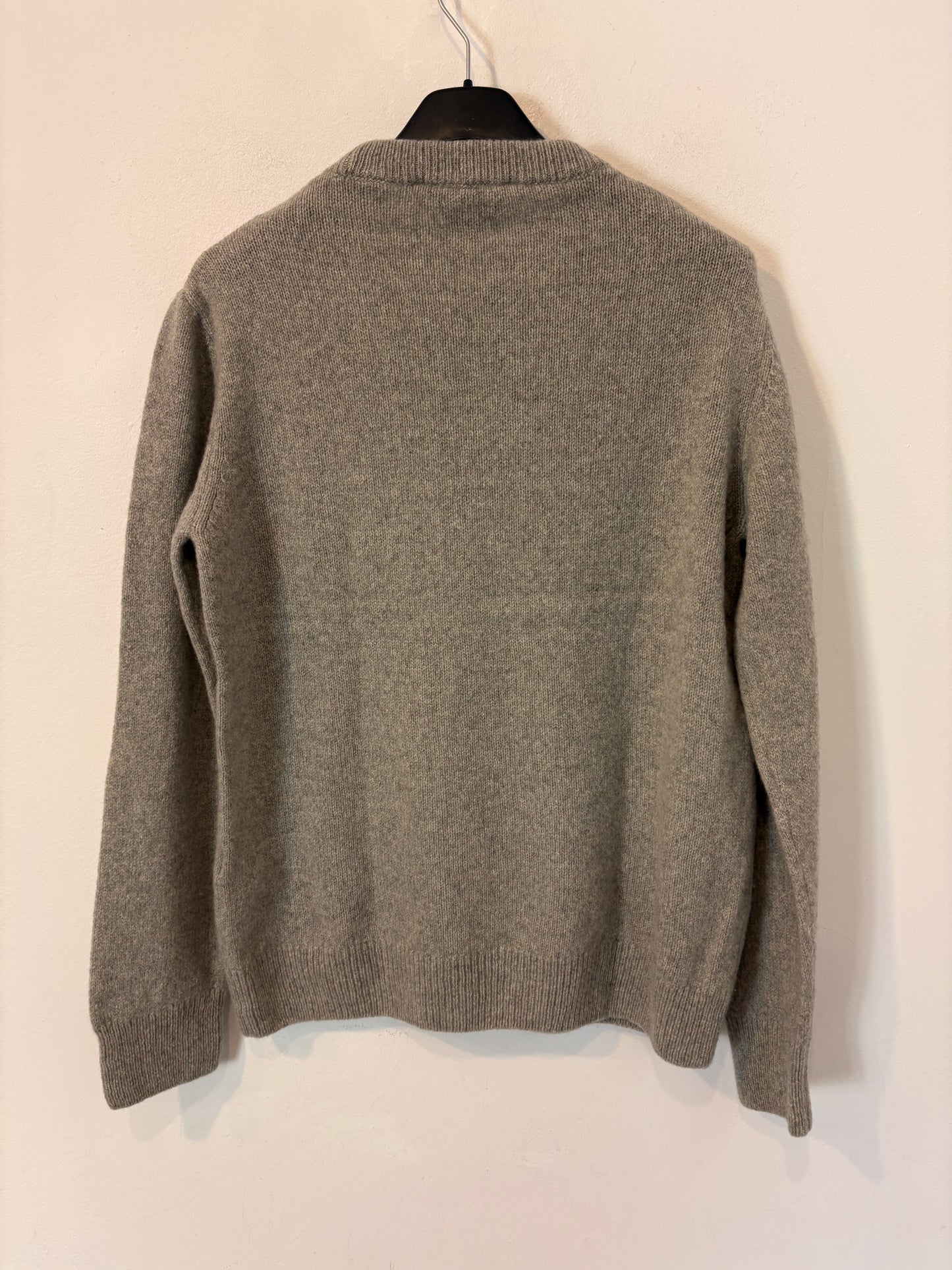 ZARA Jersey gris jaspeado cashemre
