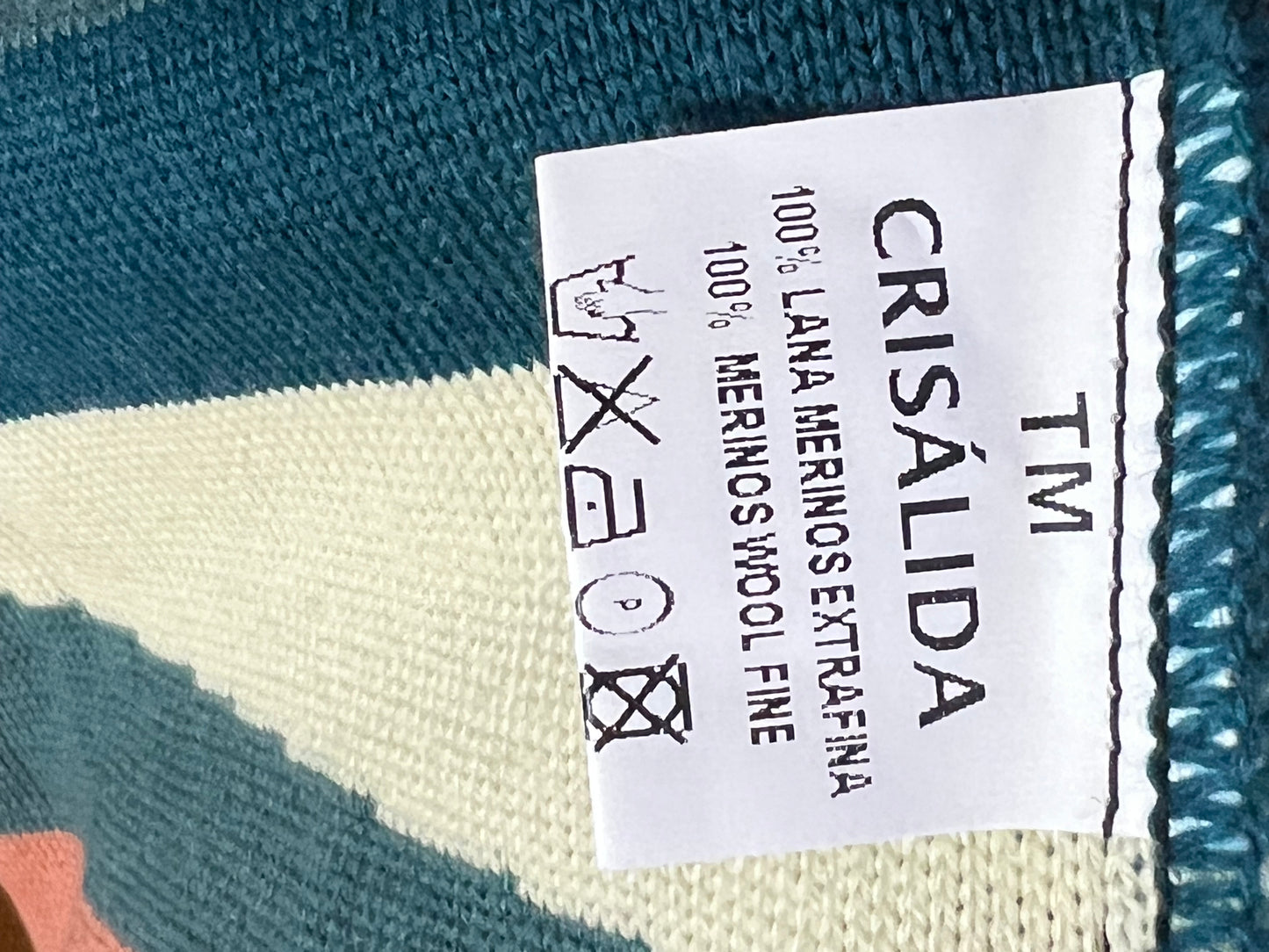 CRISÁLIDA. Jersey estampado lana Merino T.m