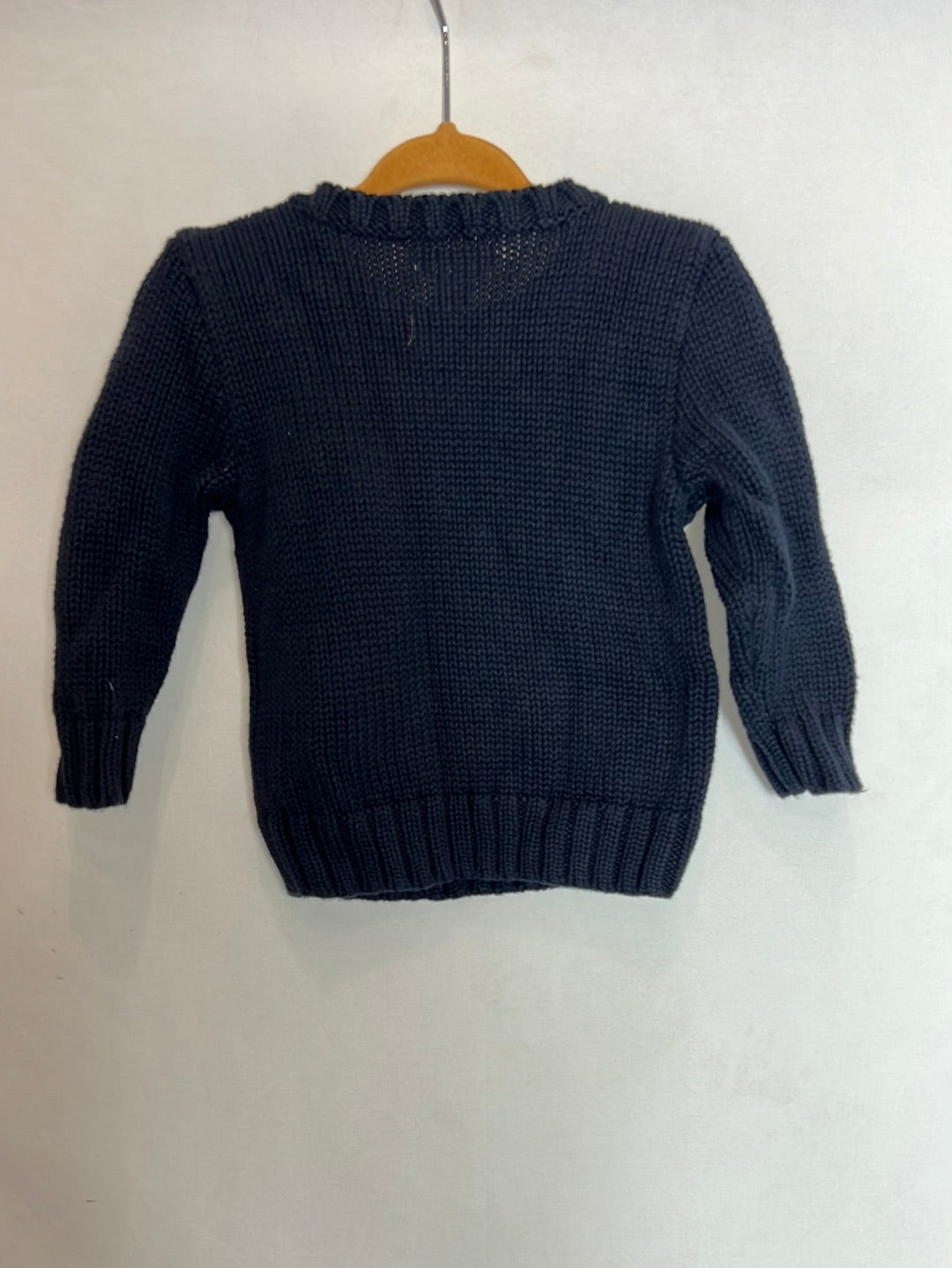 RALPH LAUREN. Jersey azul bandera. T 12meses