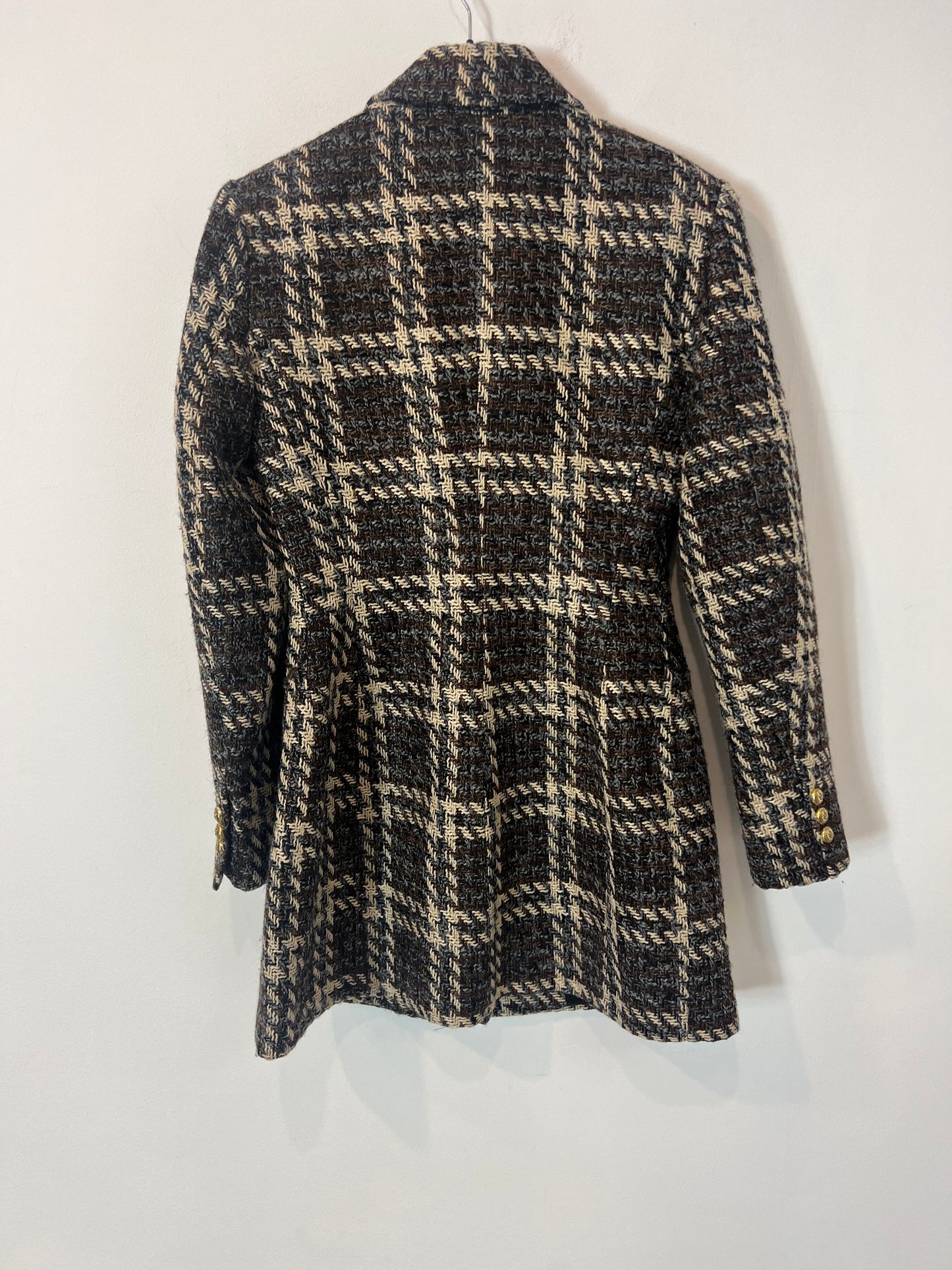 ZARA. Blazer tweed pata de gallo. T S