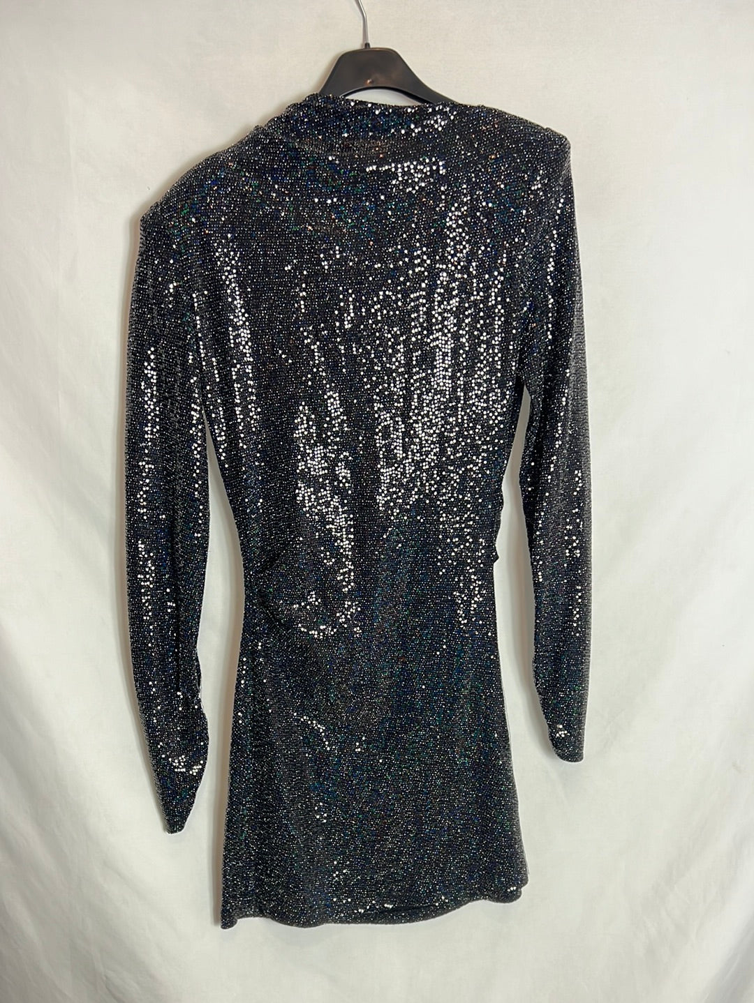 ZARA. Sequin mini fitted dress. TS