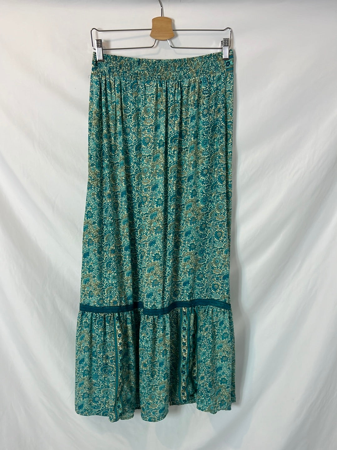 LETIZ. Falda midi flores TU(m)