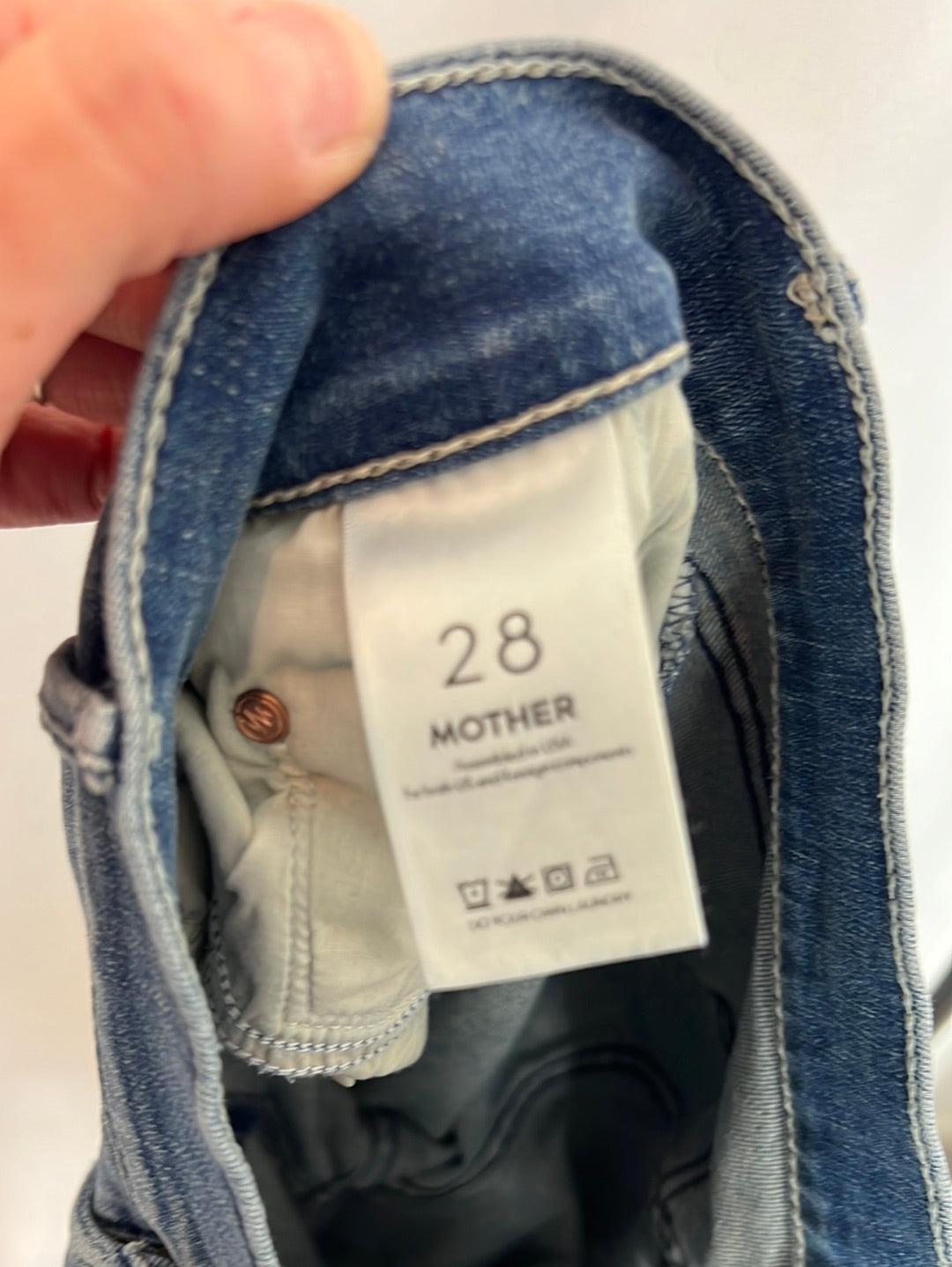 MOTHER. Denim estilo boyfriend. T 28(38)