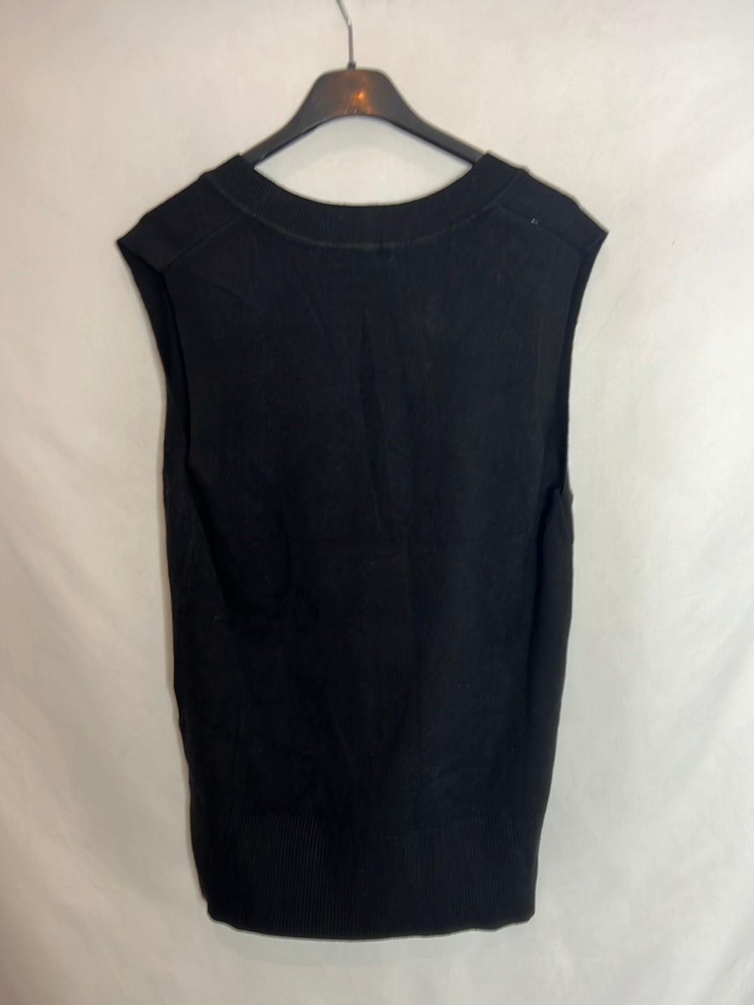 VINCEOTTO. Jersey sin mangas negro TU(S)