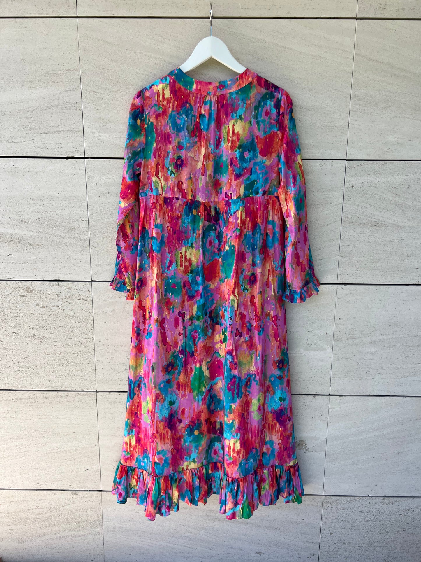 LAFOLIE. Vestido largo multicolor T.s