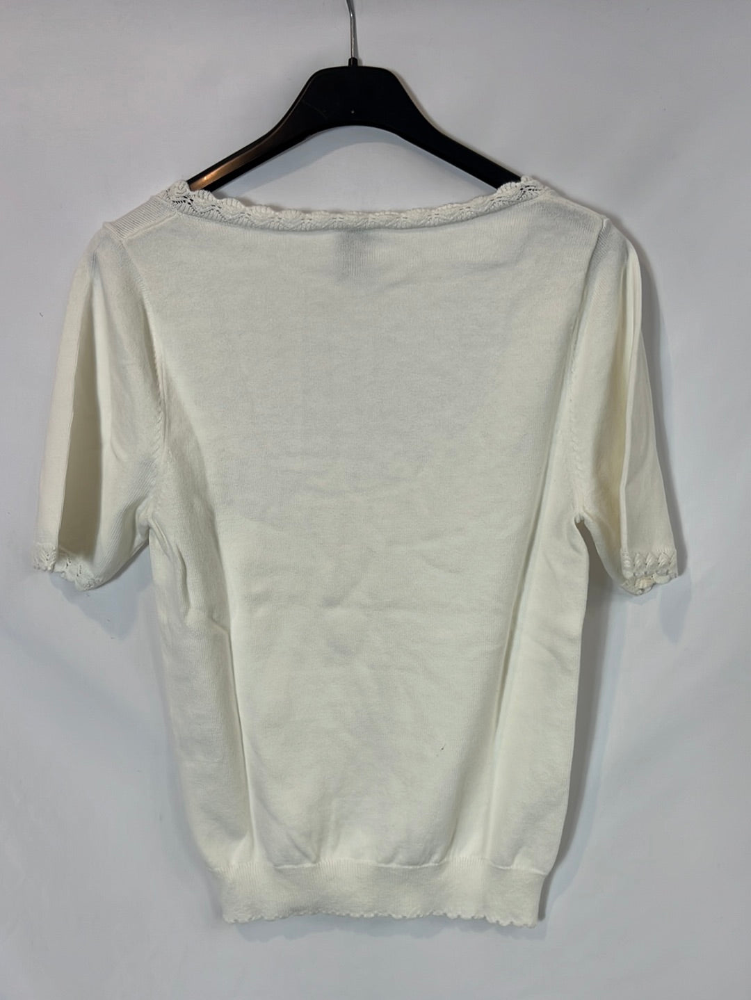 JOLIE JOLIE. Top blanco punto T.s