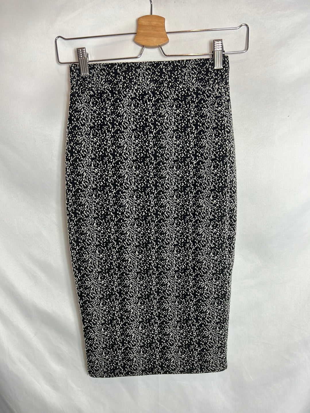 ICHI. Falda elástica jaspeada. T XS