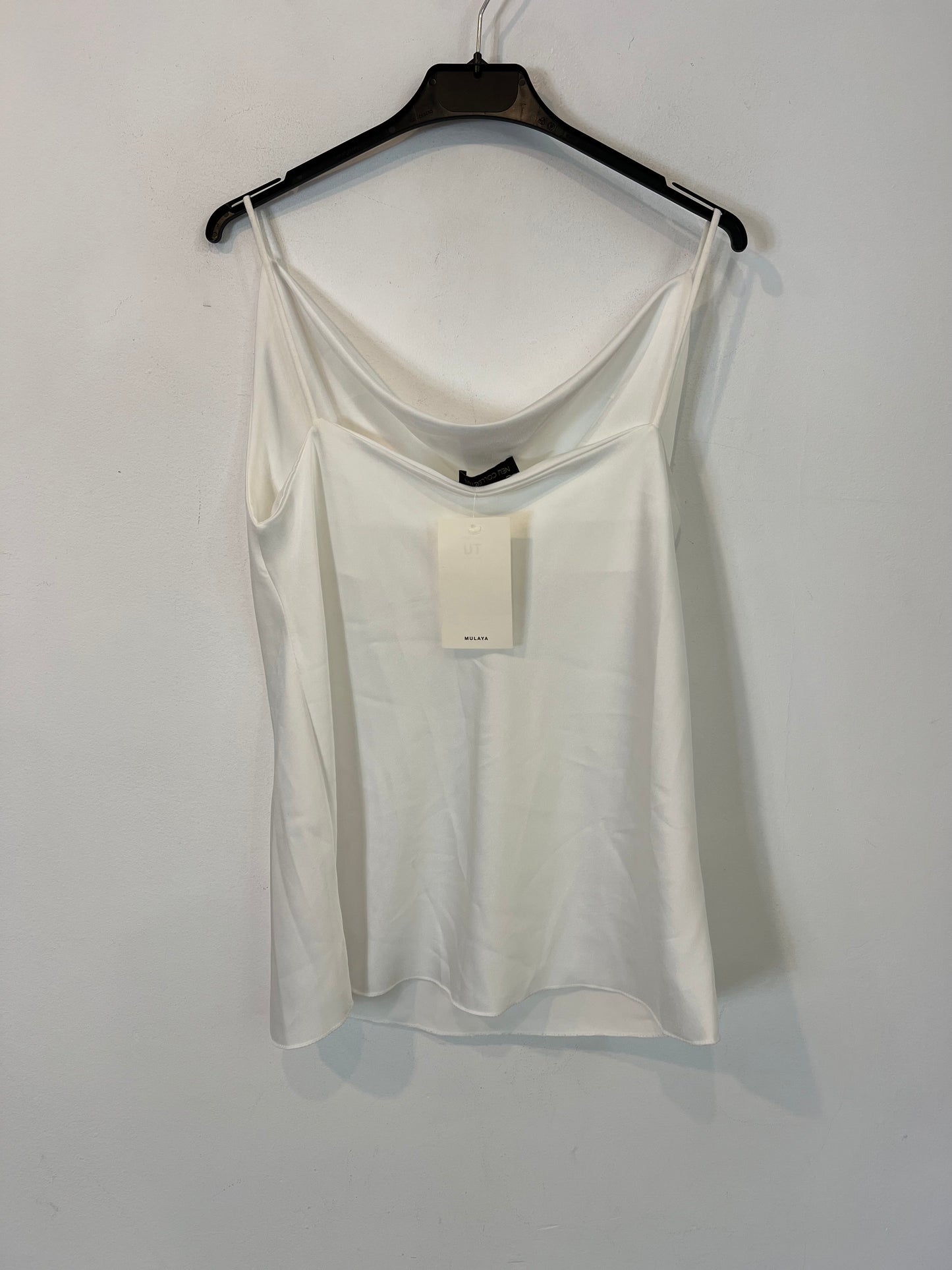 MULAYA. Top blanco lencero TU(s/m)