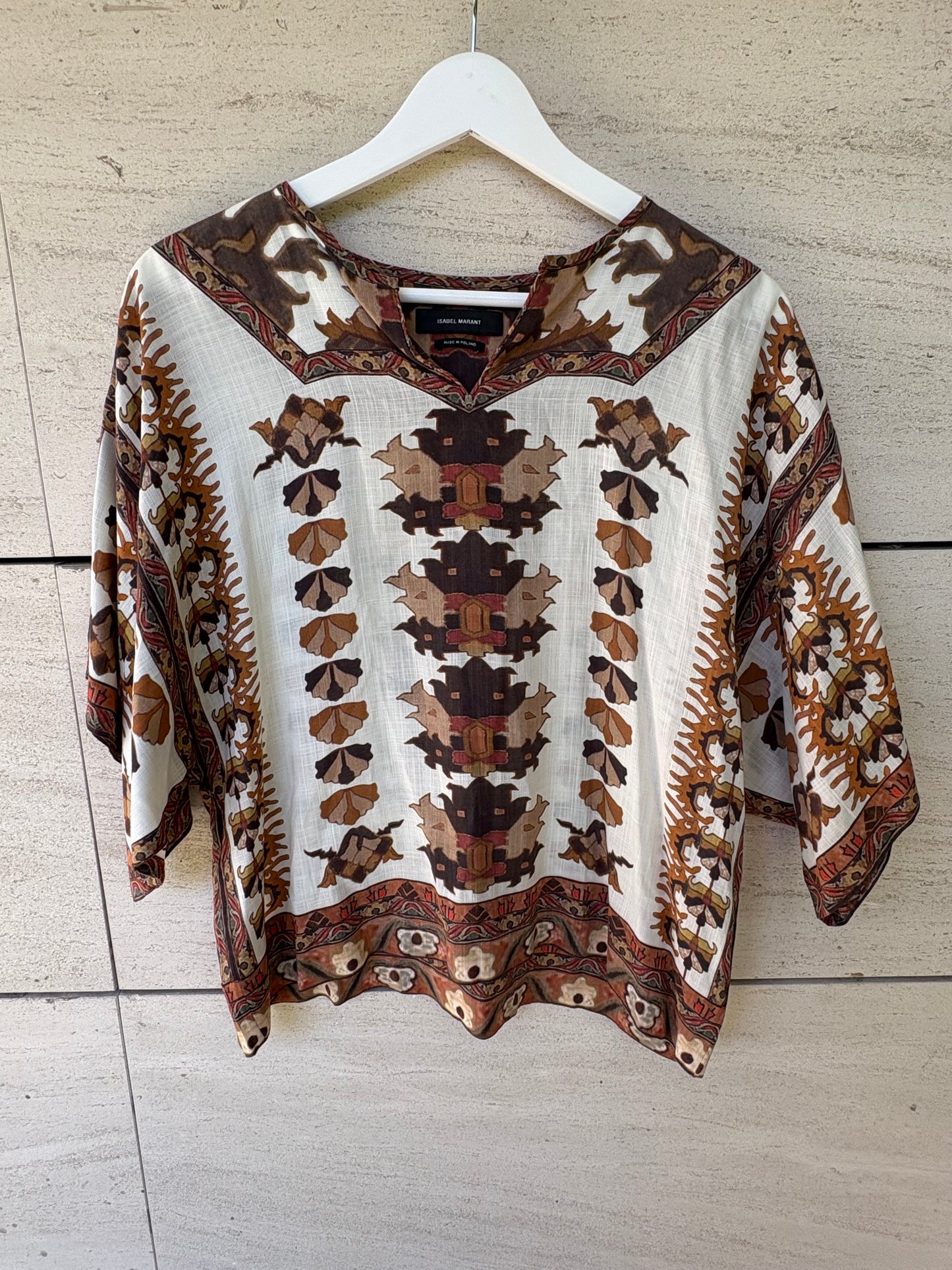 ISABEL MARANT. Blusa modal estampado