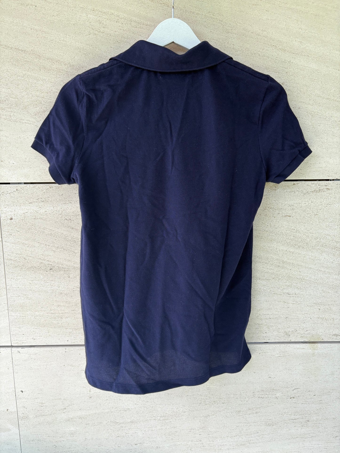 LACOSTE. Polo básico azul logo. T XS