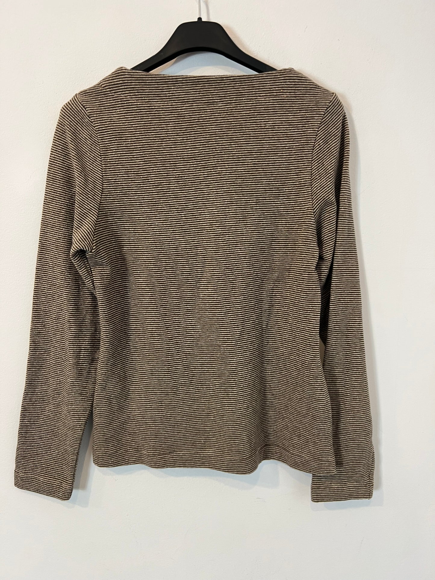 MI&CO. Top rayas hilos brillo. T S