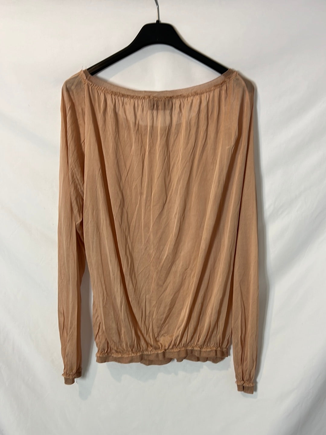 MISSONI. Top fluido rosa claro. T 40 (M)