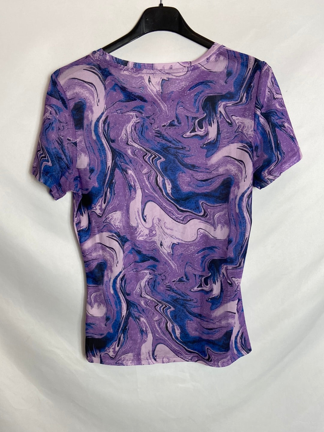 PIMKIE. Camiseta morada estampada semitransparente T.U(S)