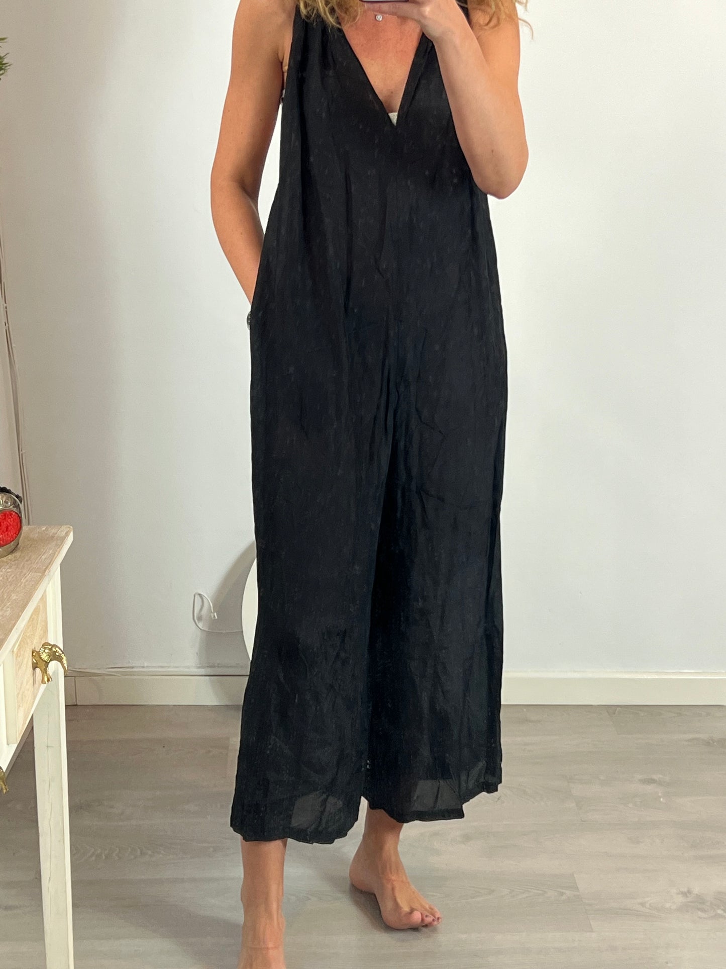 MES DEMOISELLES. Mono midi espalda cruzada. T M