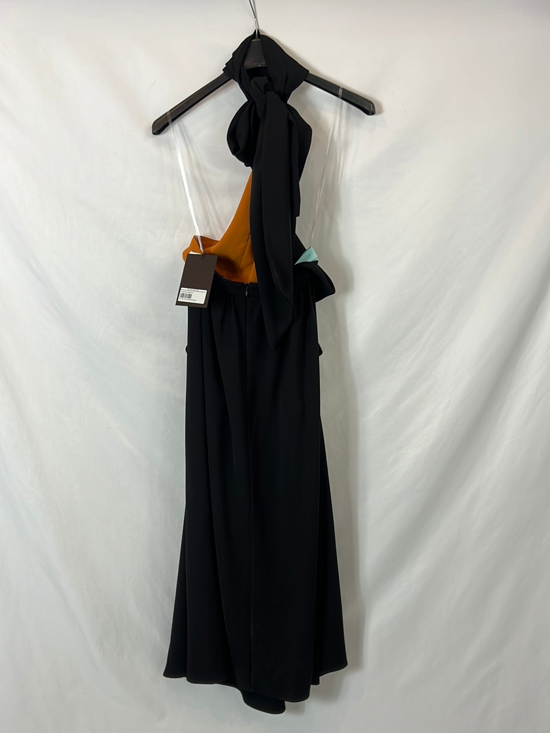 IQ. Vestido largo tricolor T.s