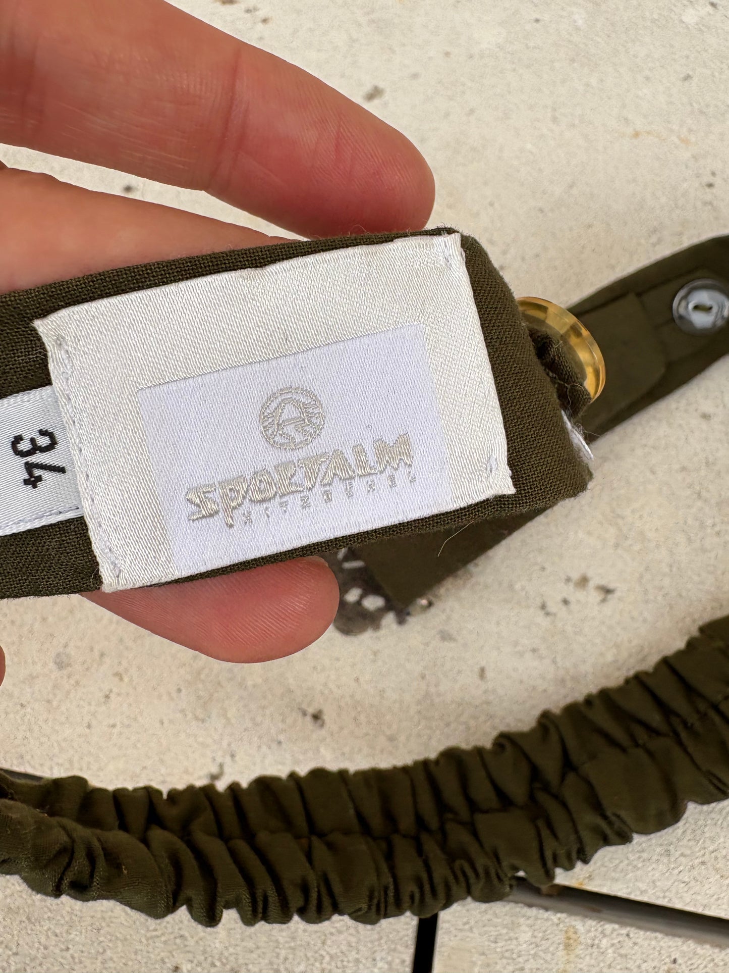 OTHER. Fabric belt with clasp closure. Size 34