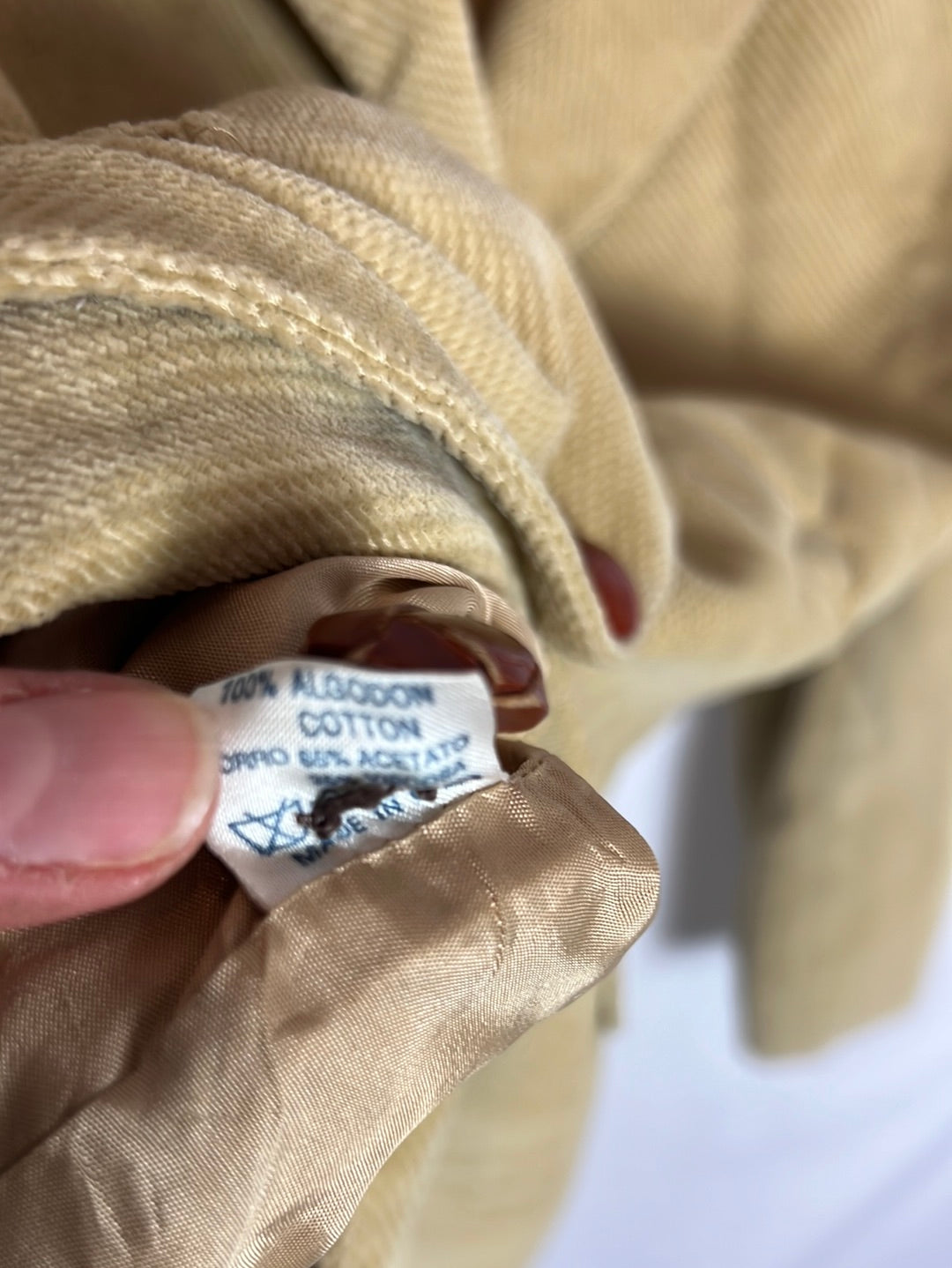 VILAGALLO. Camel textured blazer, size 40