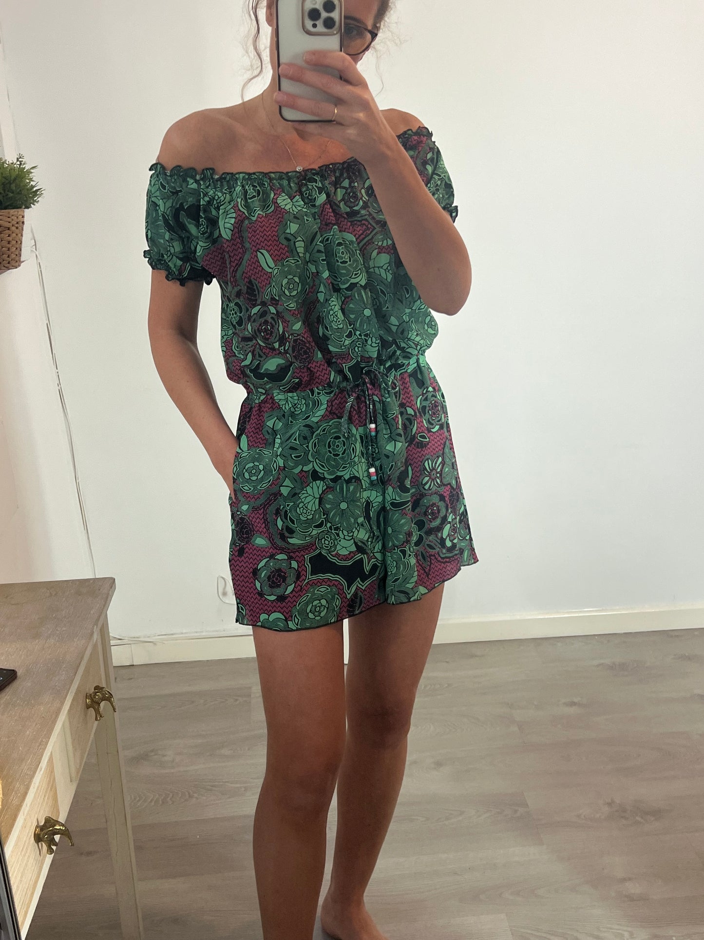 MISSONI. Mono corto seda estampado. T M