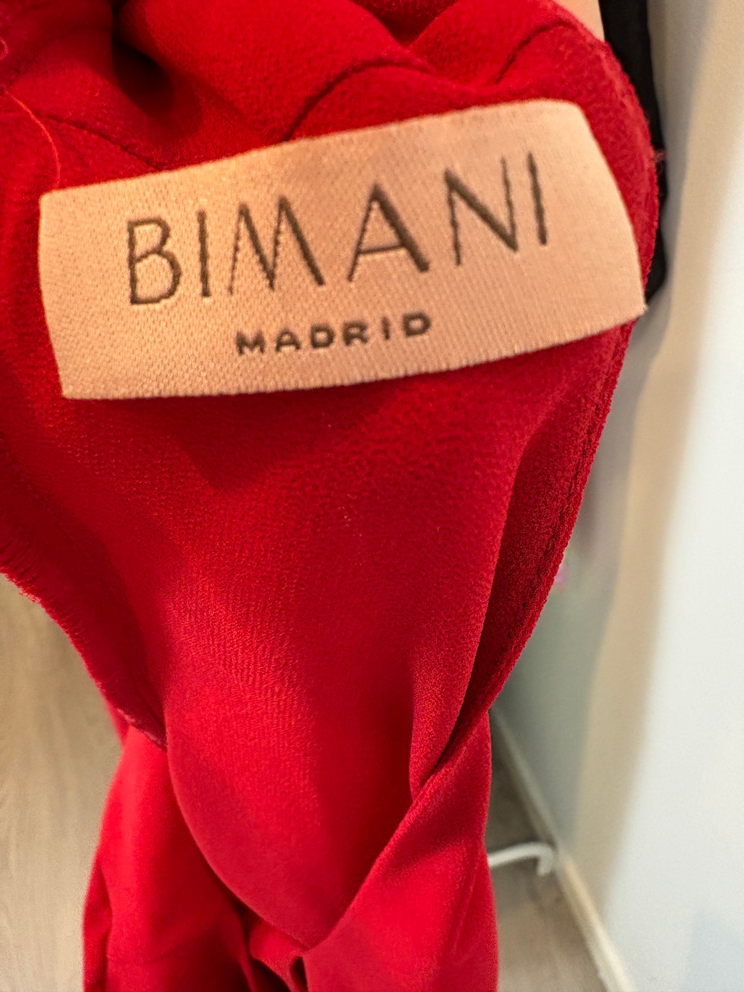 BIMANI. Conjunto rojo fluido. T S