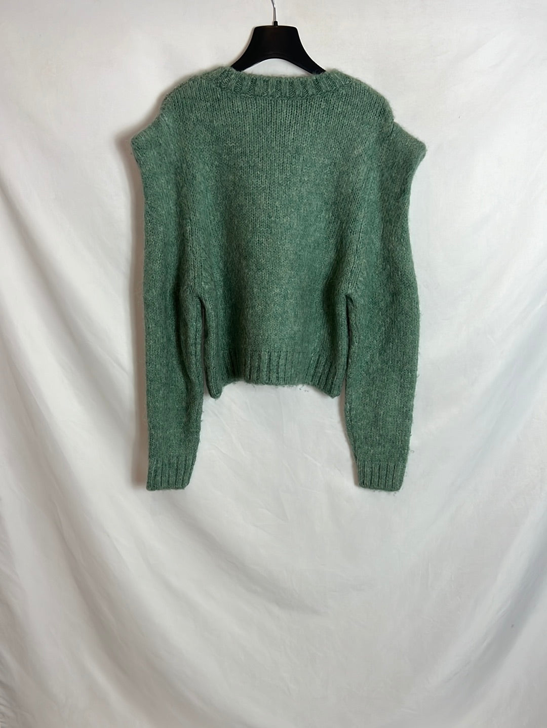 ZARA, Jersey verde agua T.m