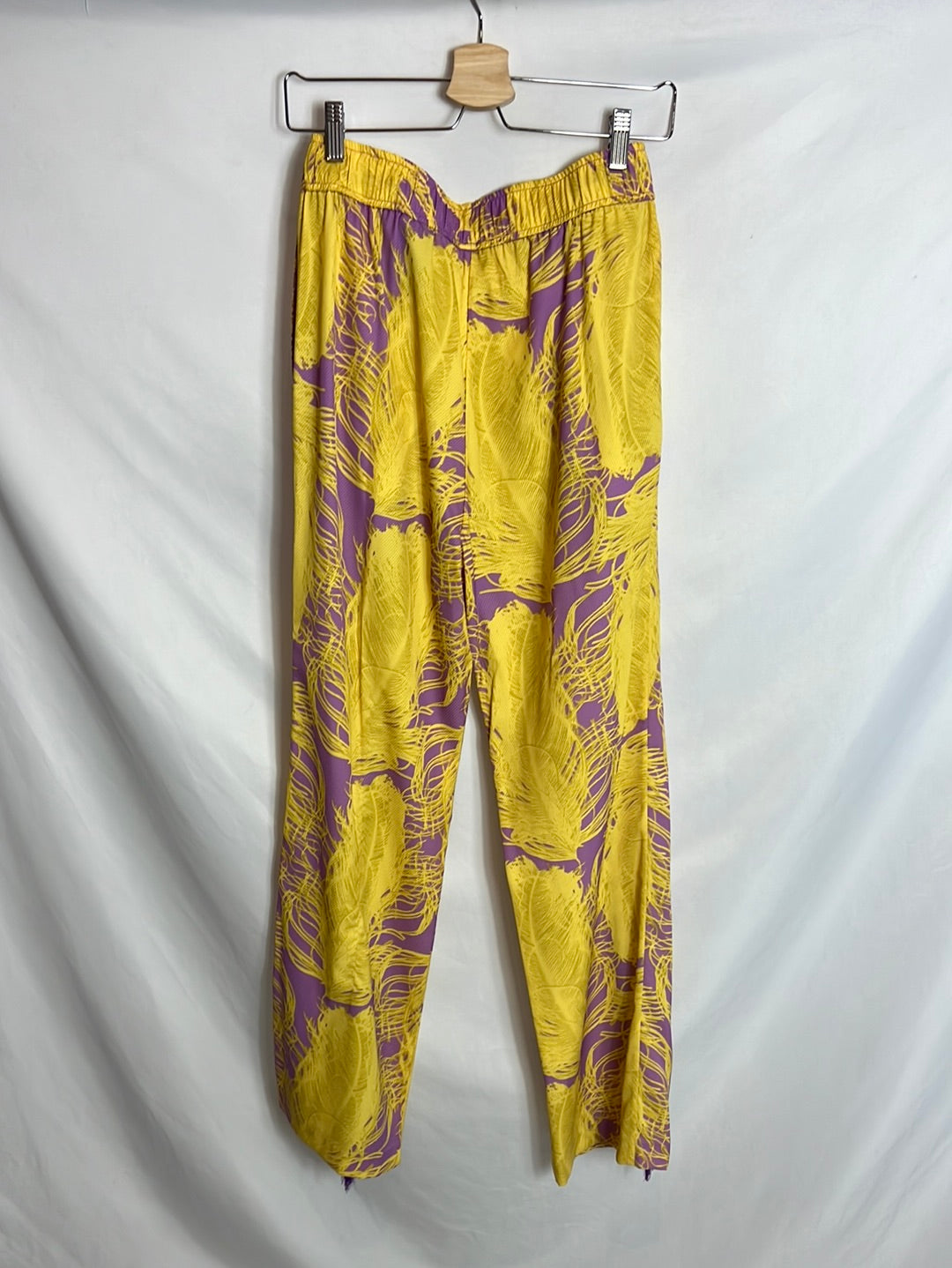 H&M x IRIS APFEL. Pantalones fluidos flecos. T S