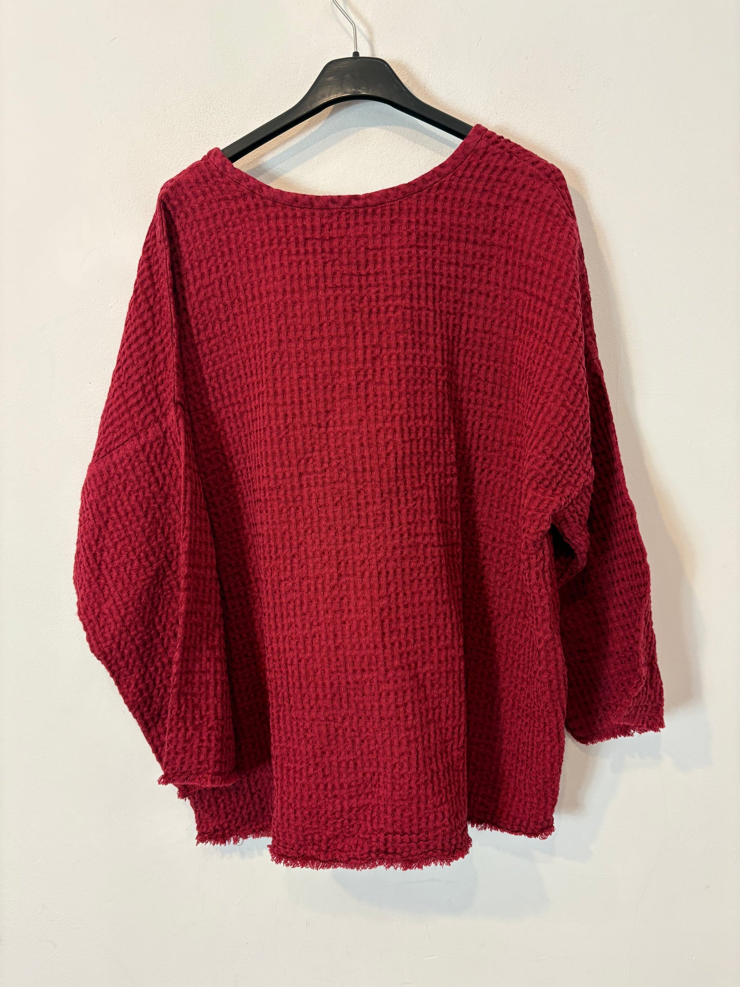 MASSCOB. Top rosa textura